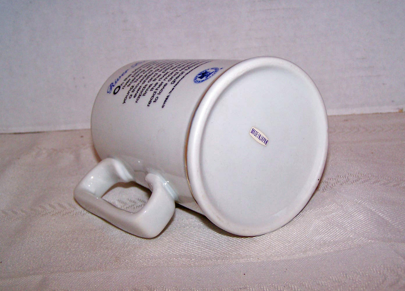 Norman Rockwell Tankard, River Pilot, 1985, Original Bo