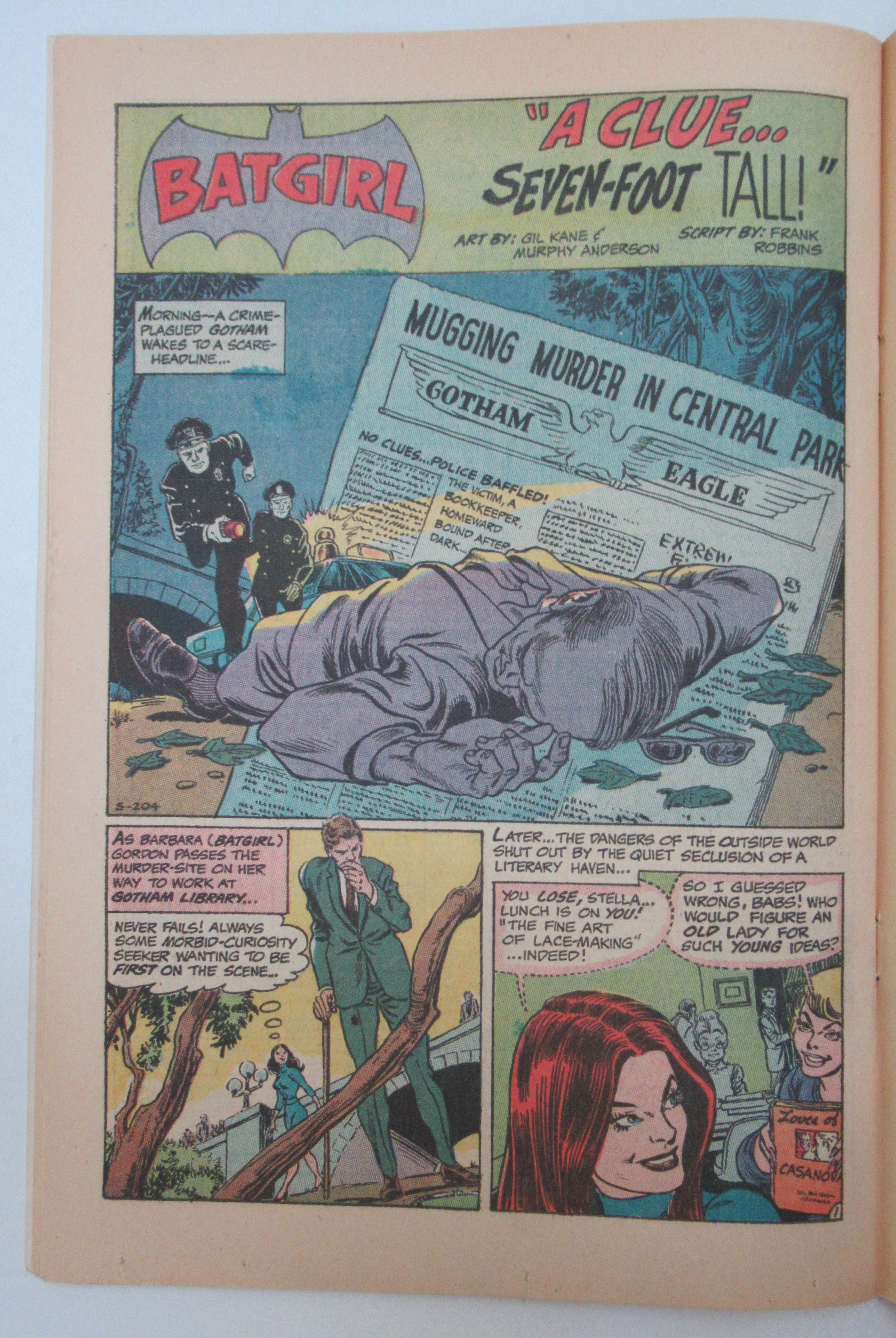 Detective Comics Batman & Batgirl Oct 1969 # 392