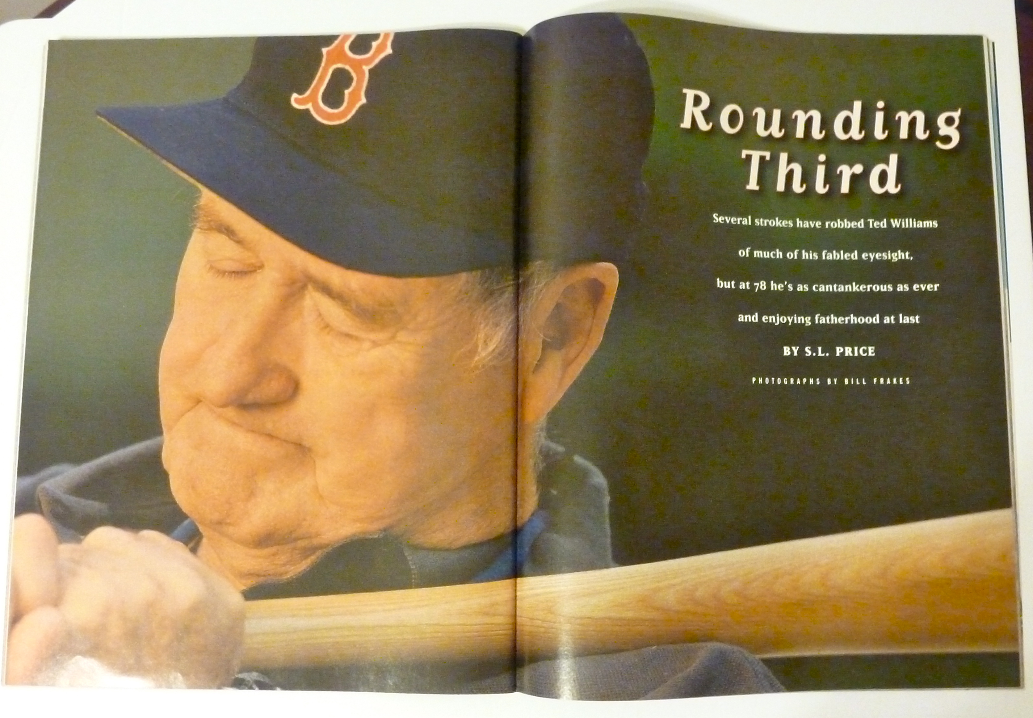 Sports Illustrated Magazine Nov 25, 1996 Ted Williams