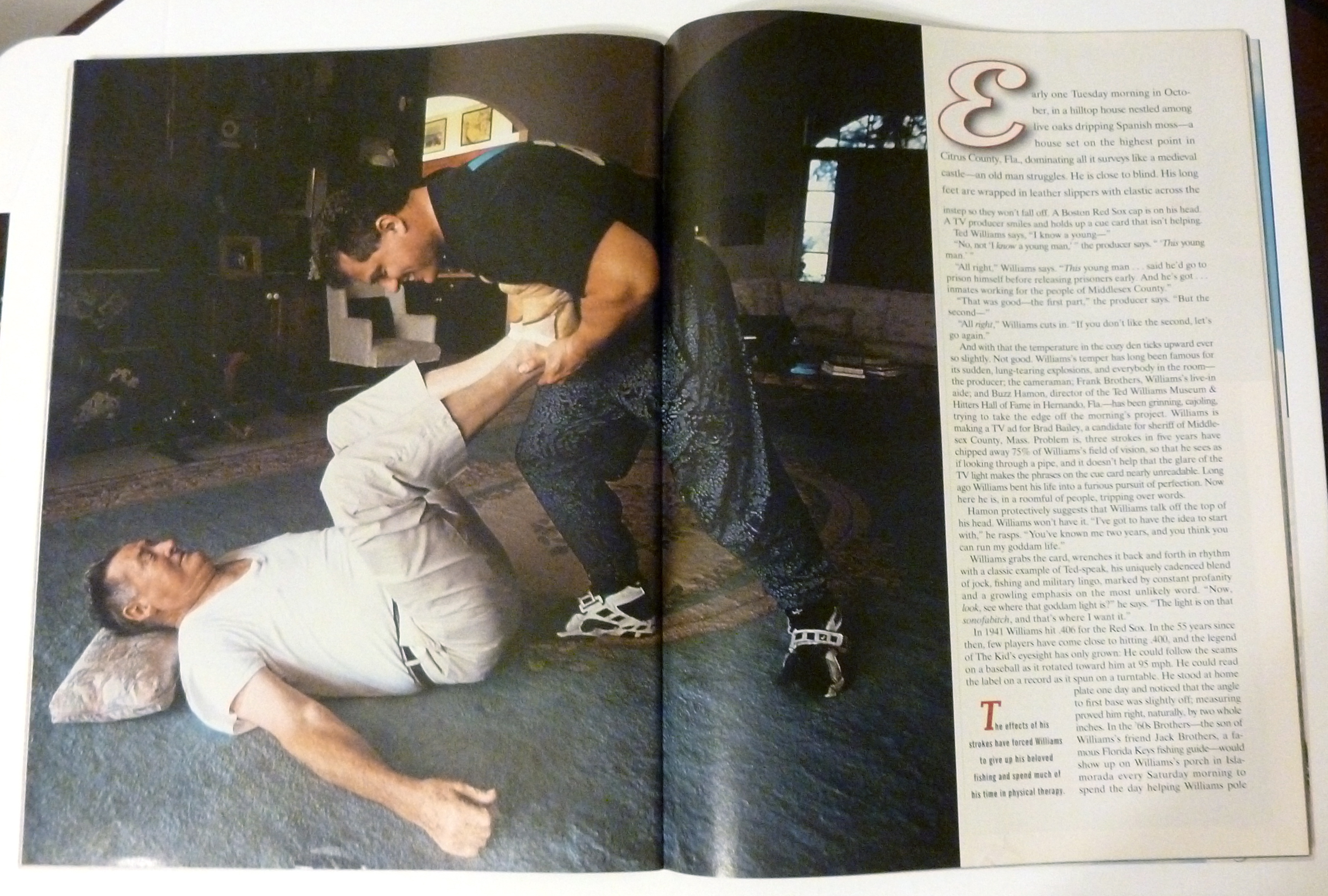 Sports Illustrated Magazine Nov 25, 1996 Ted Williams