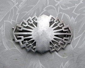 Sterling Silver TN-21 Mexico Hair Barrette