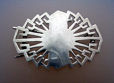 Sterling Silver TN-21 Mexico Hair Barrette