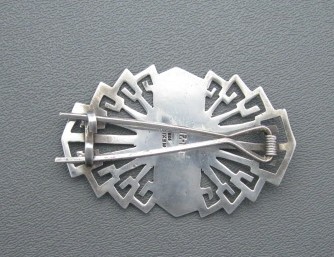 Sterling Silver TN-21 Mexico Hair Barrette