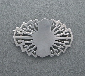 Sterling Silver TN-21 Mexico Hair Barrette