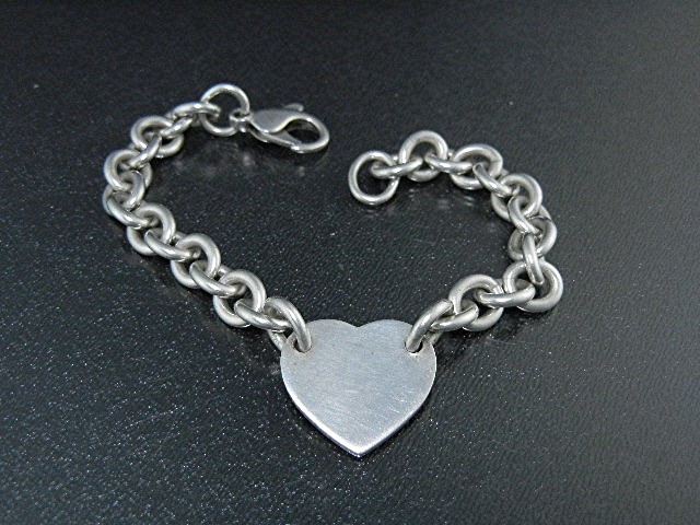 Tiffany & Co Sterling Silver Heart Bracelet
