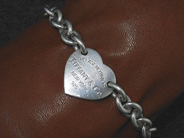 Tiffany & Co Sterling Silver Heart Bracelet