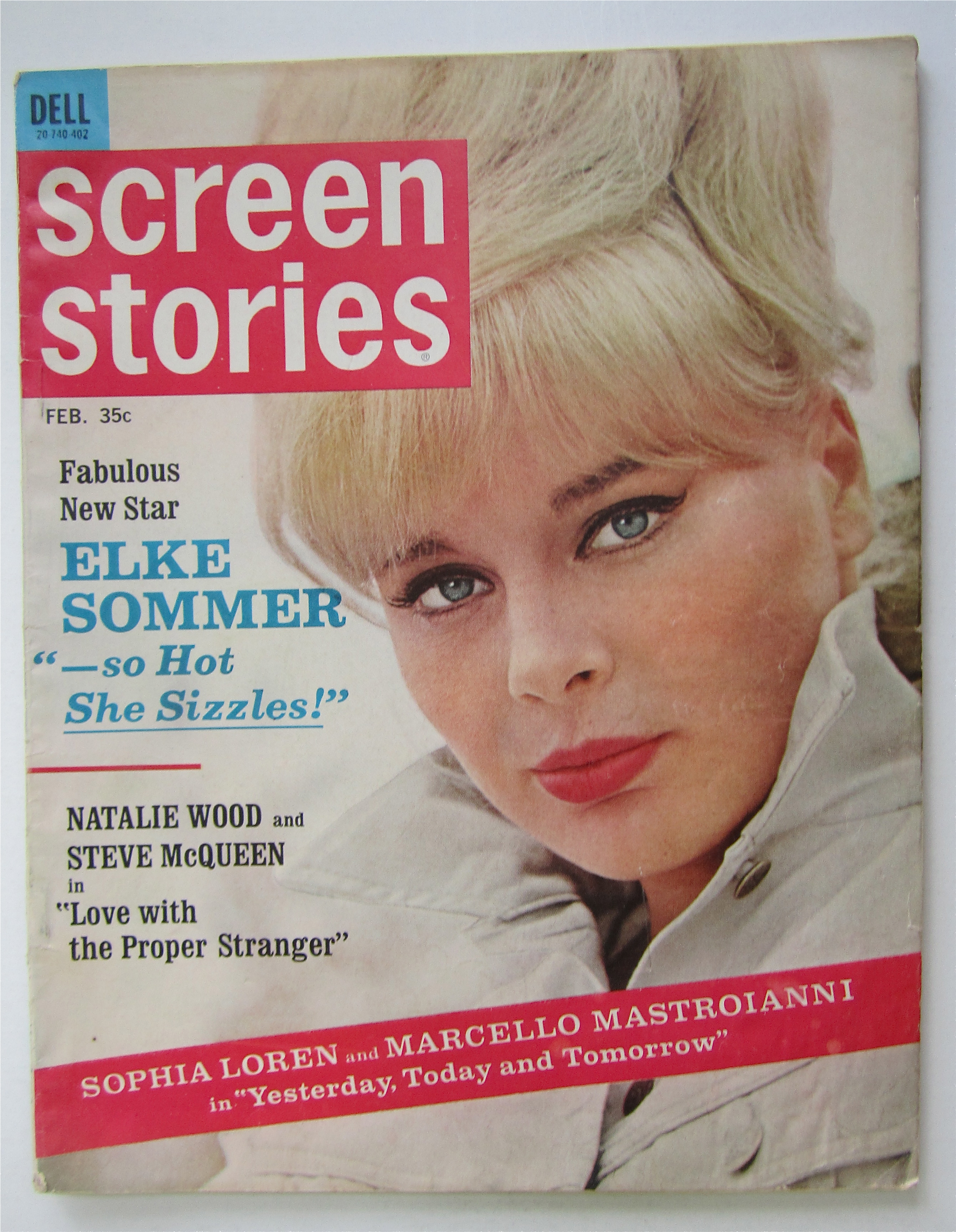 Screen Stories Magazine February 1964 Elke Sommer