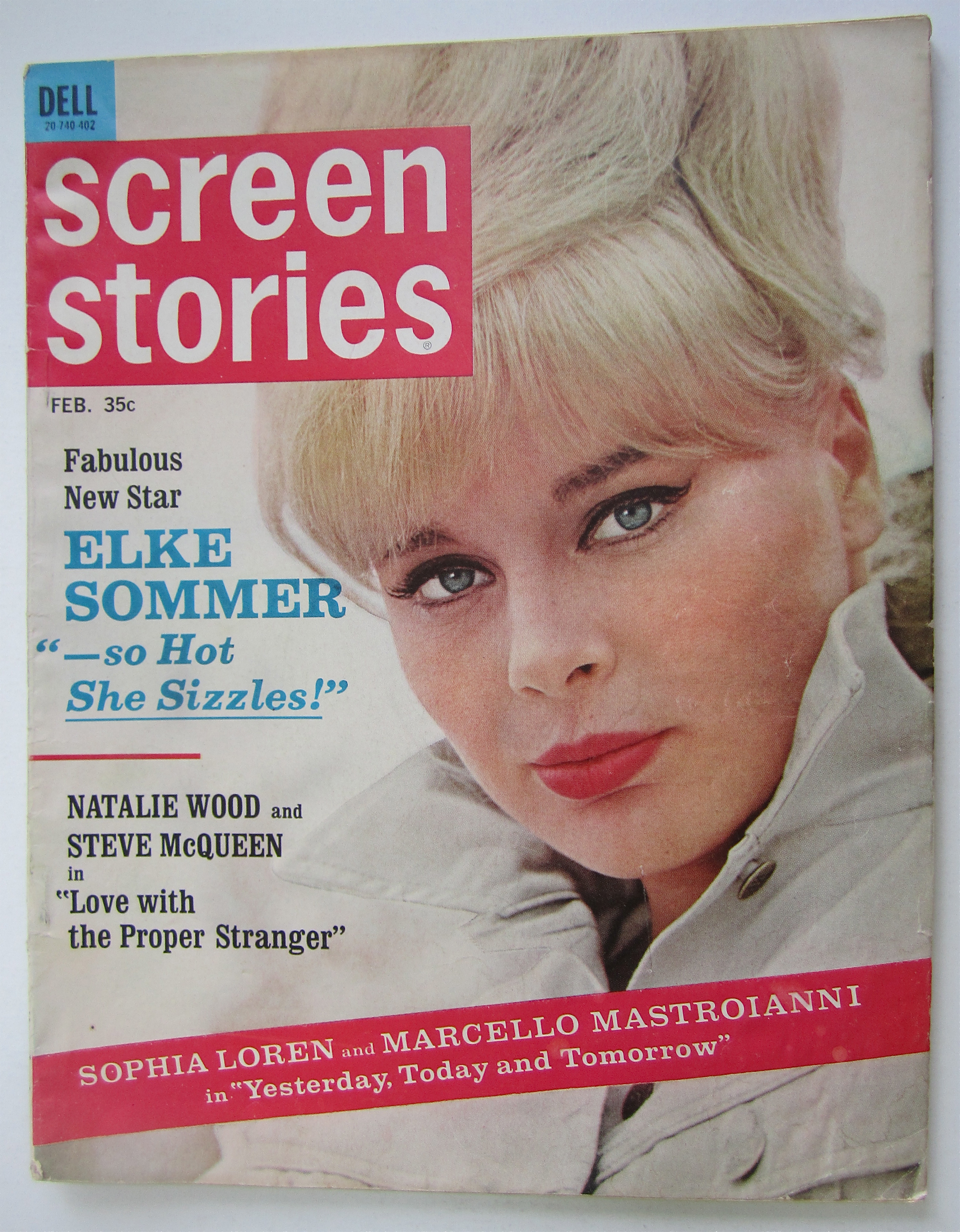Screen Stories Magazine February 1964 Elke Sommer