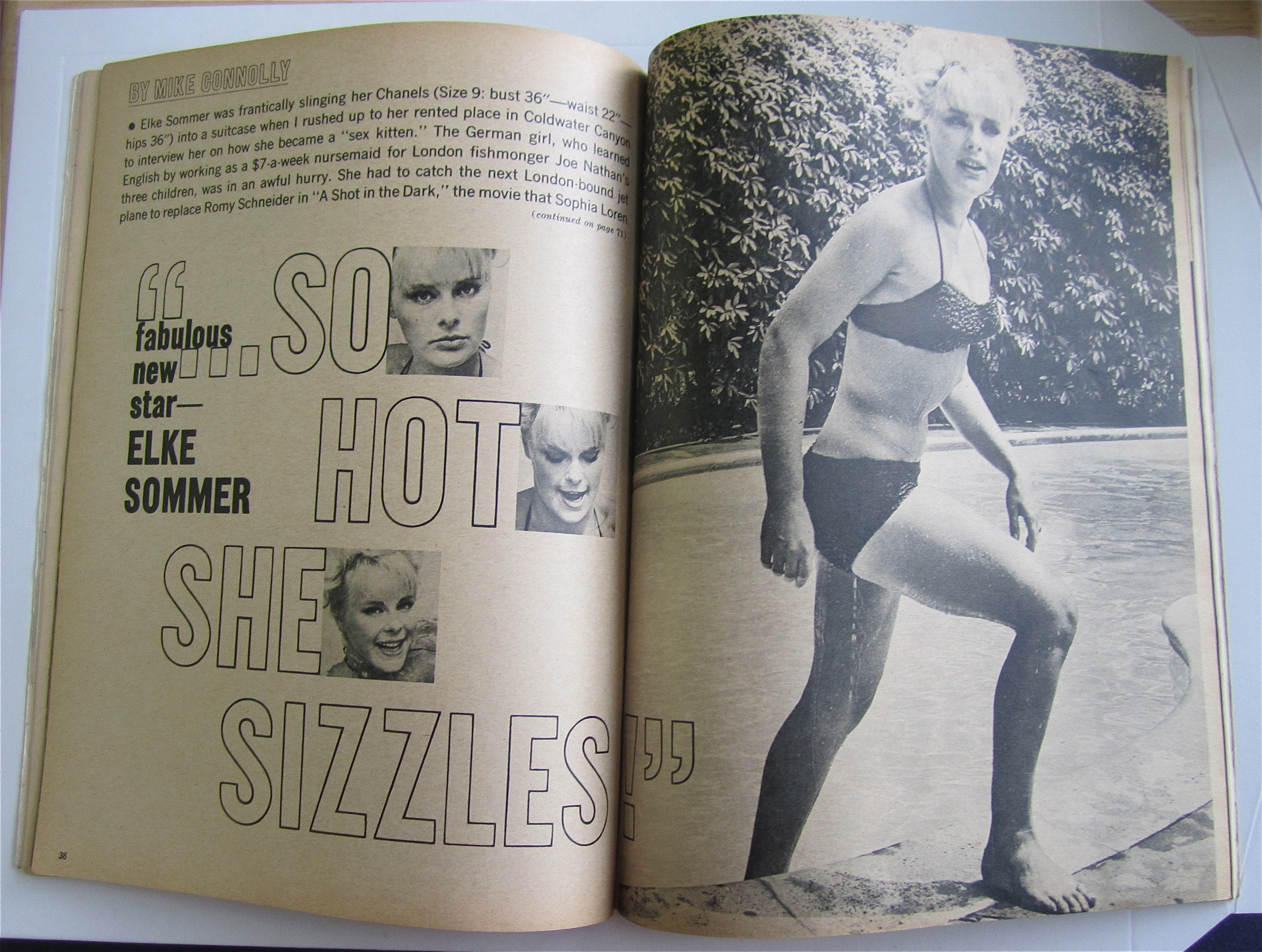 Screen Stories Magazine February 1964 Elke Sommer