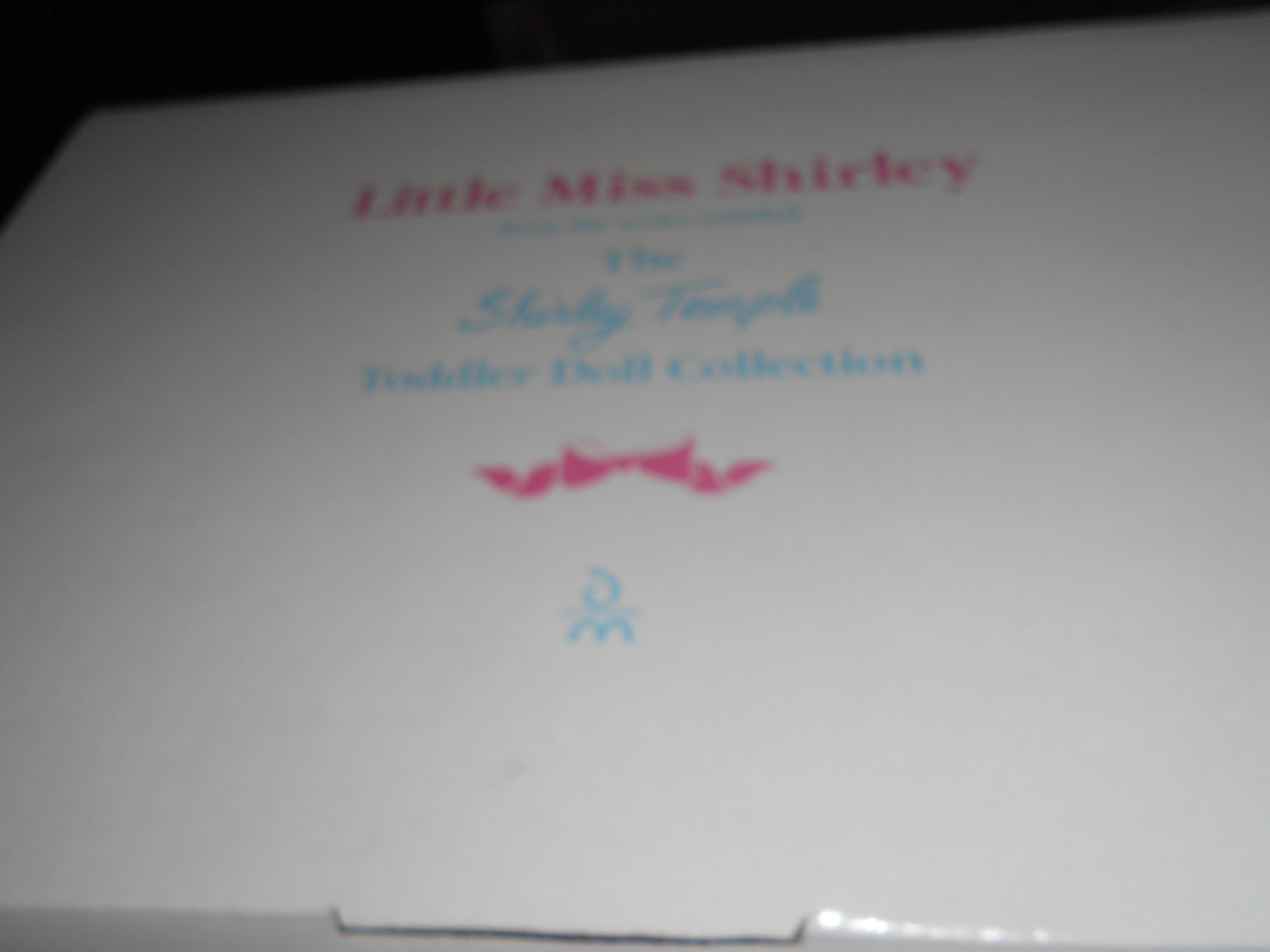 Shirley Temple Toddler Doll MIB Danbury Mint