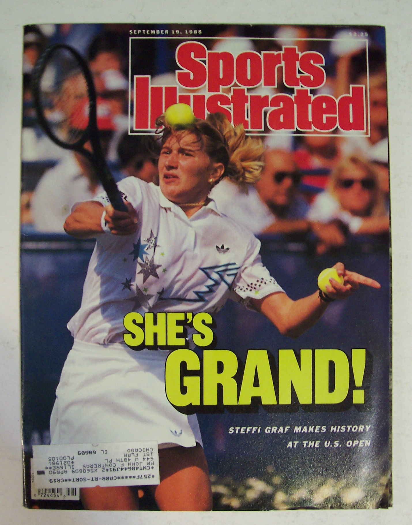 Sports Illustrated Magazine -Sept 19, 1988- Steffi Graf