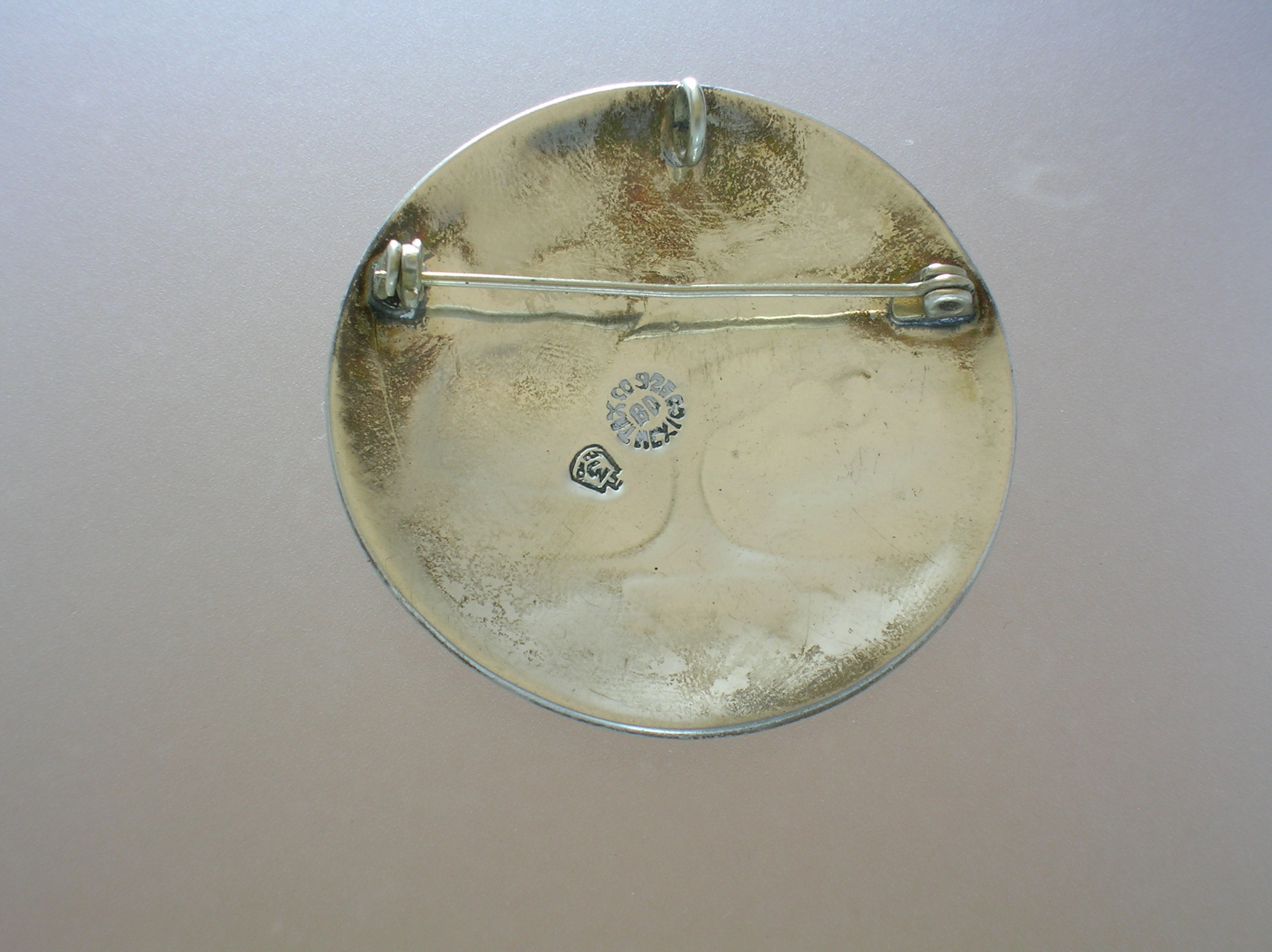 Taxco Mexico Sterling Silver Eagle 3  BD Brooch