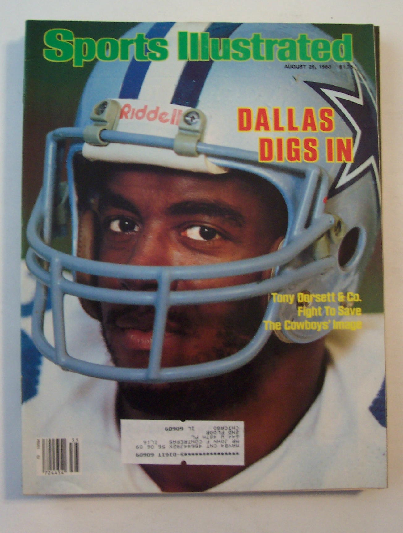Sports Illustrated Magazine -Aug 29, 1983- Tony Dorsett