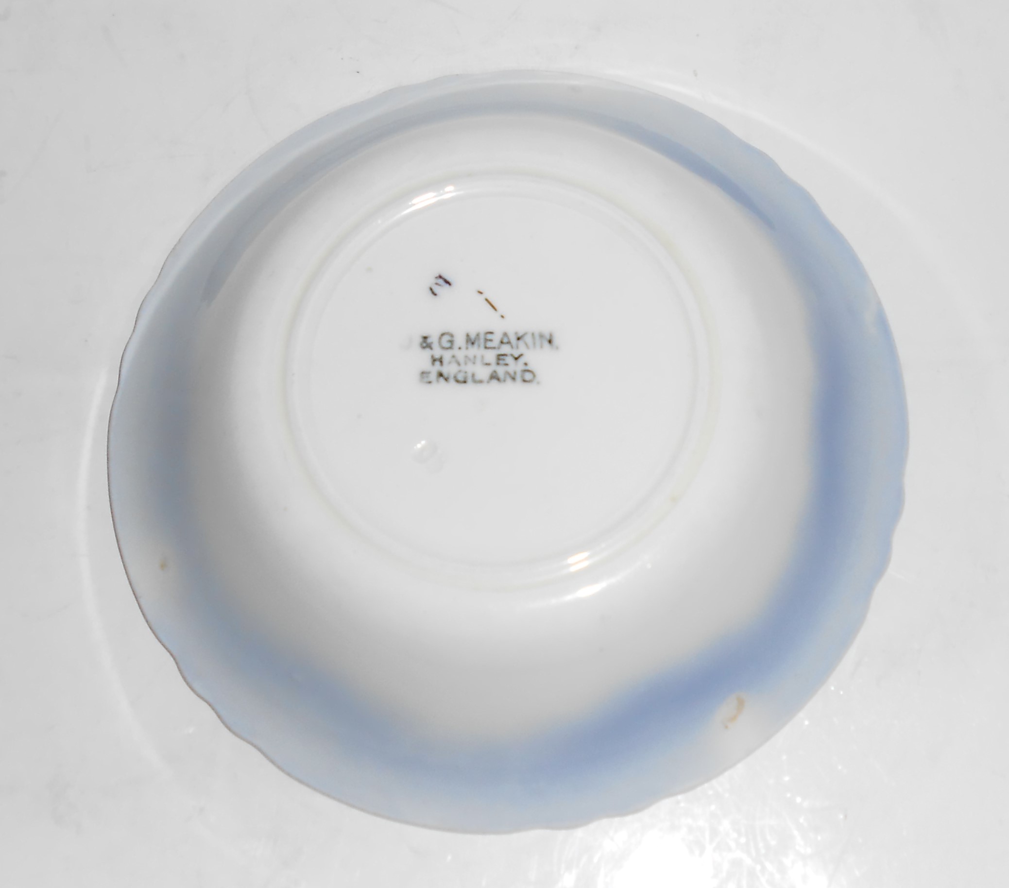 Meito China Porcelain Japan N1055A Flower w/Gold Band D