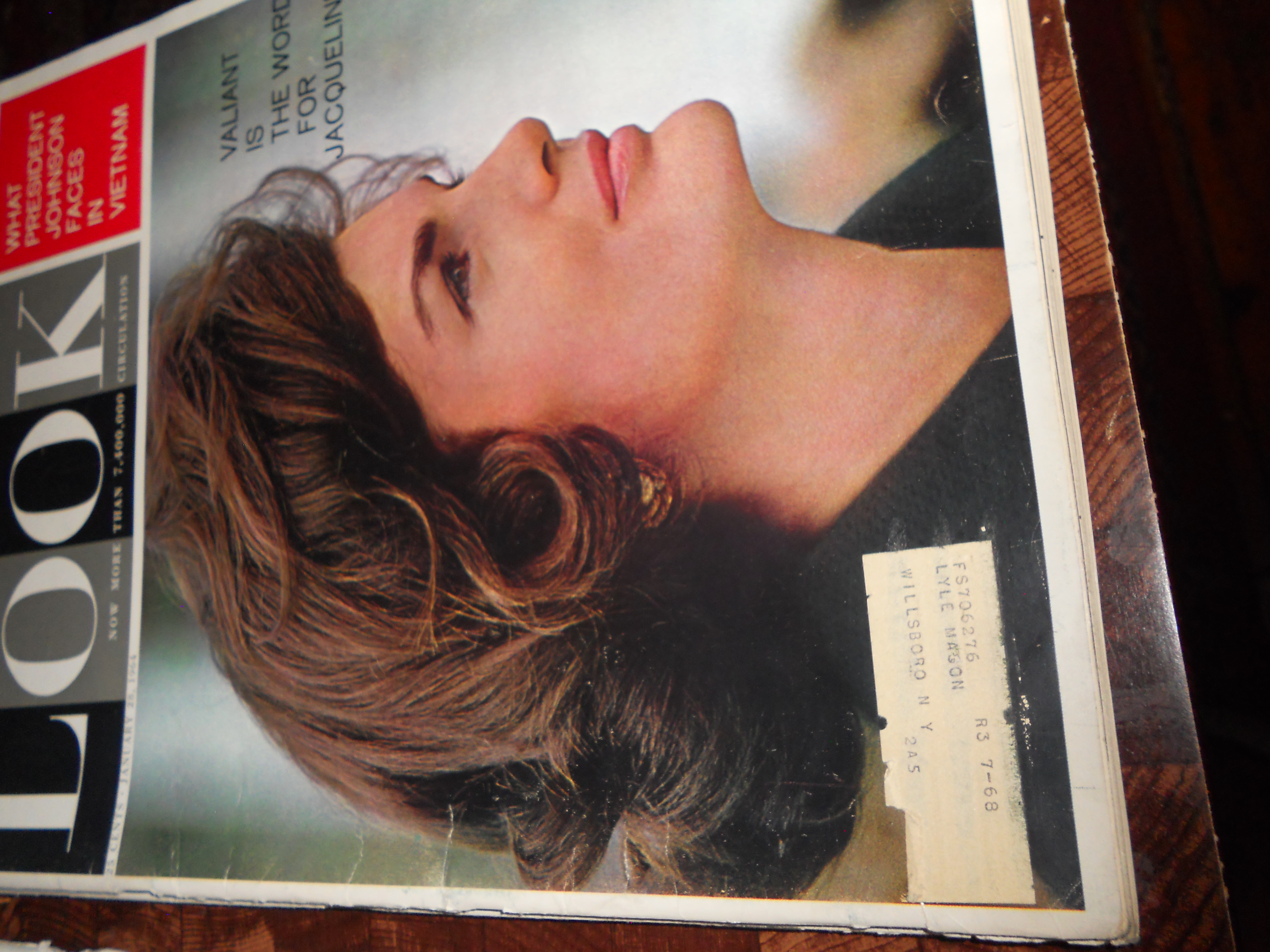 Jackie Kennedy Cover Look, 1/28/1964