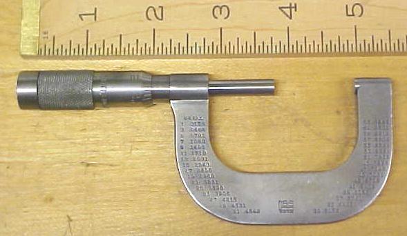 Brown & Sharpe Outside  Micrometer 1-2 inch No. 38