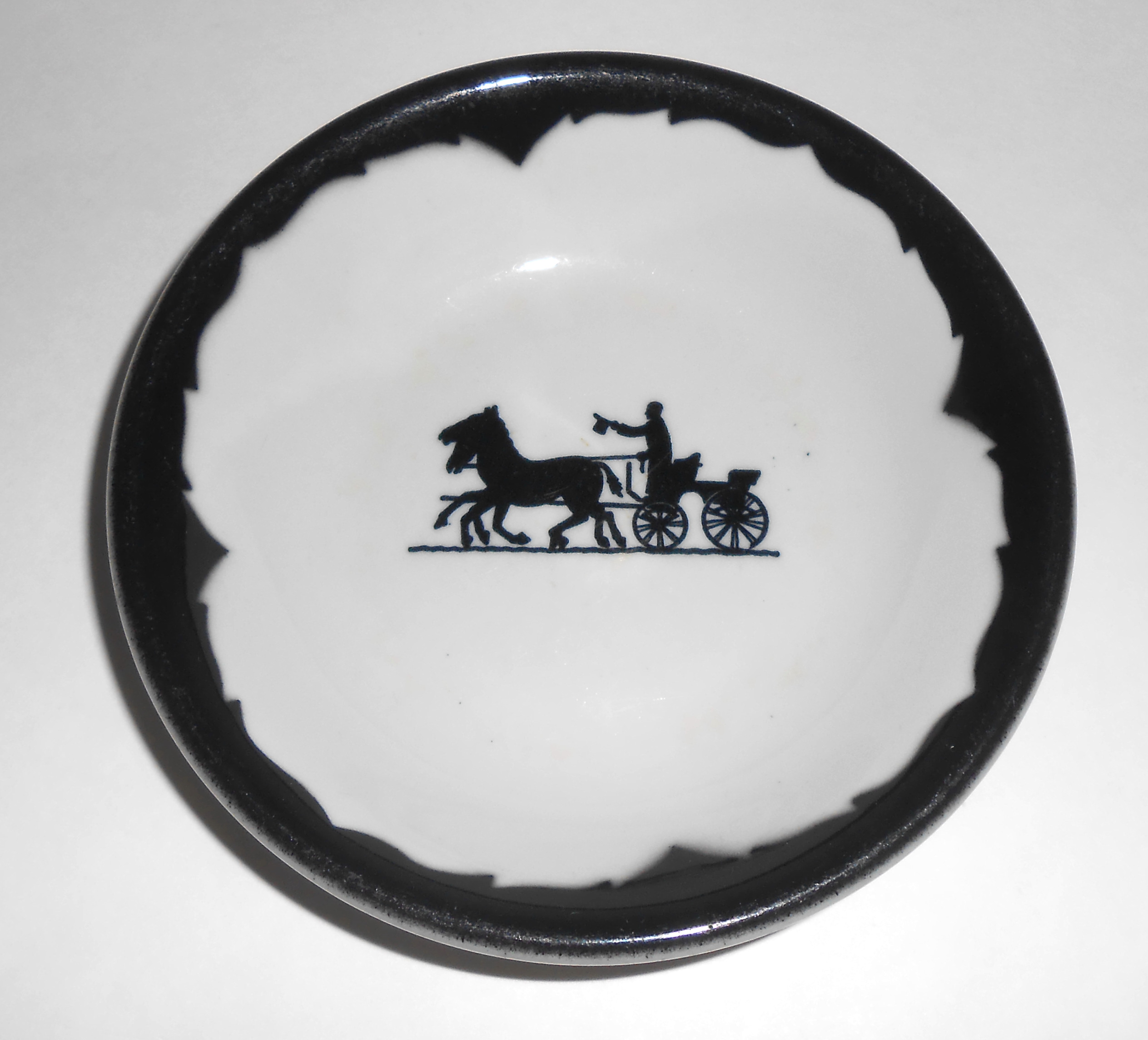 Shenango Restaurant China Airbrushed Carriage Fruit Bwl