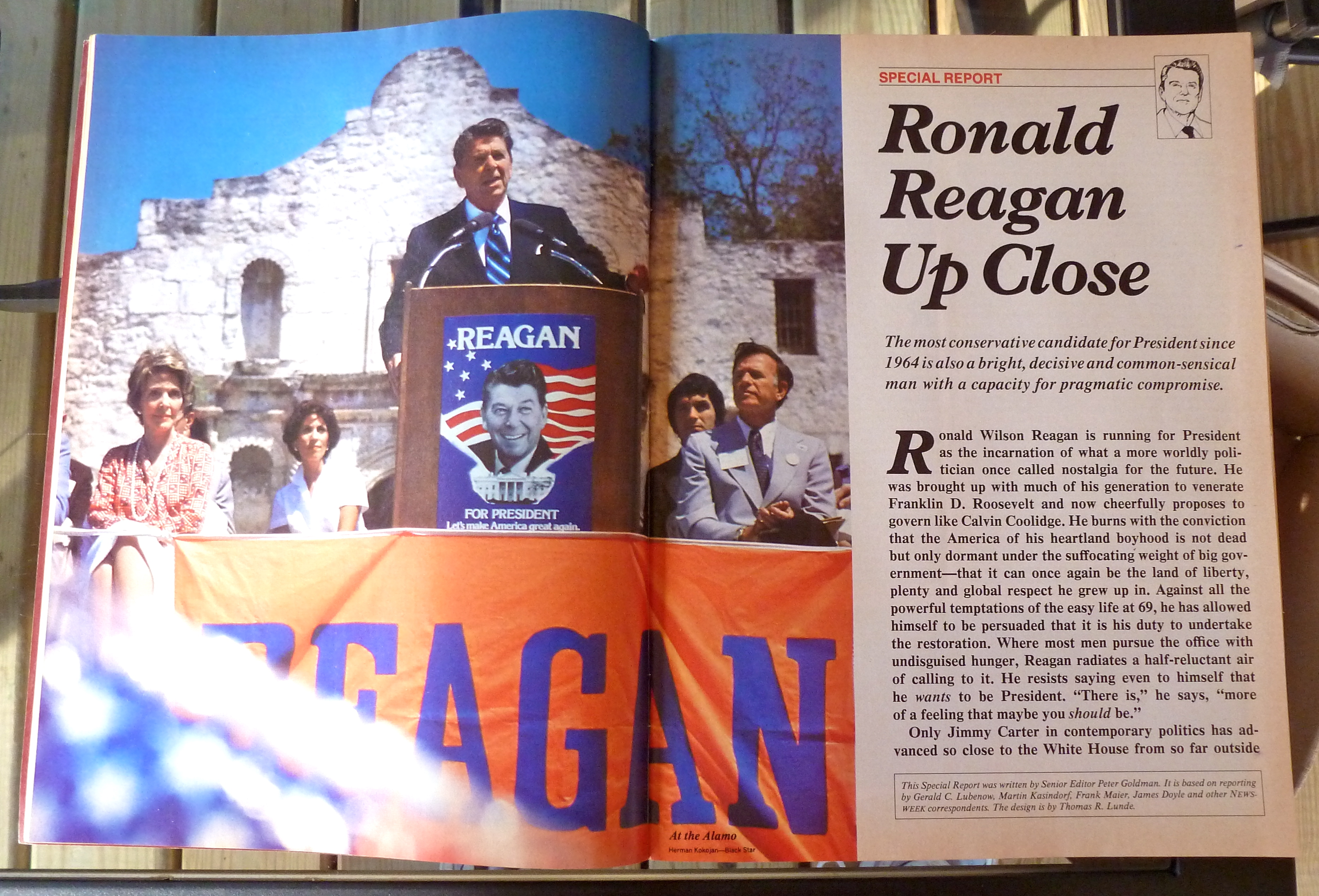 Newsweek Magazine-July 21, 1980-Reagan Up Close