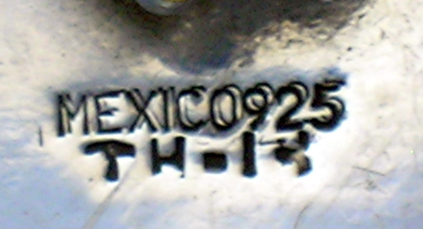 Sterling Silver Mexico Clip Earrings TH-13 ..JHR