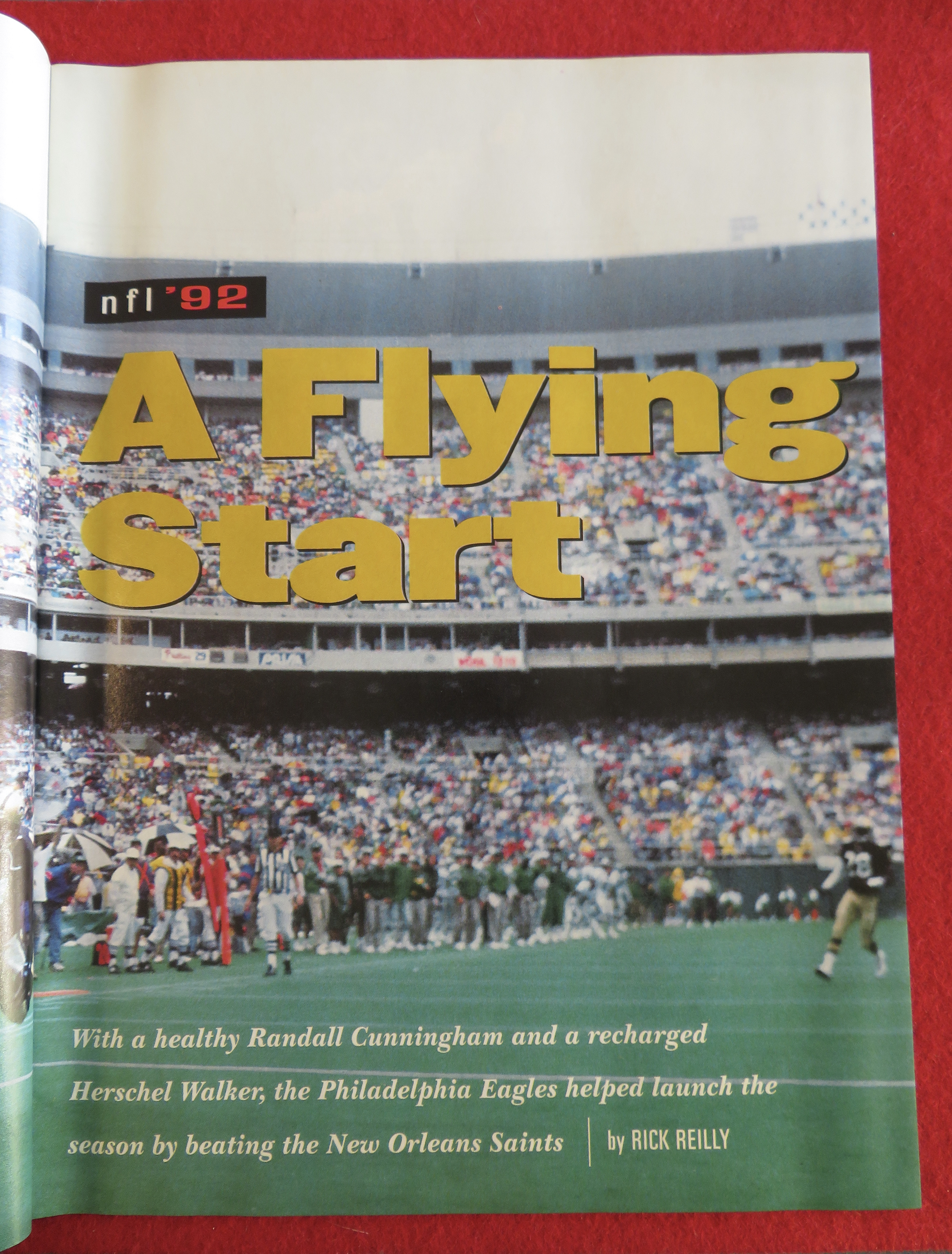Sports Illustrated Magazine September 14, 1992 Harbaugh
