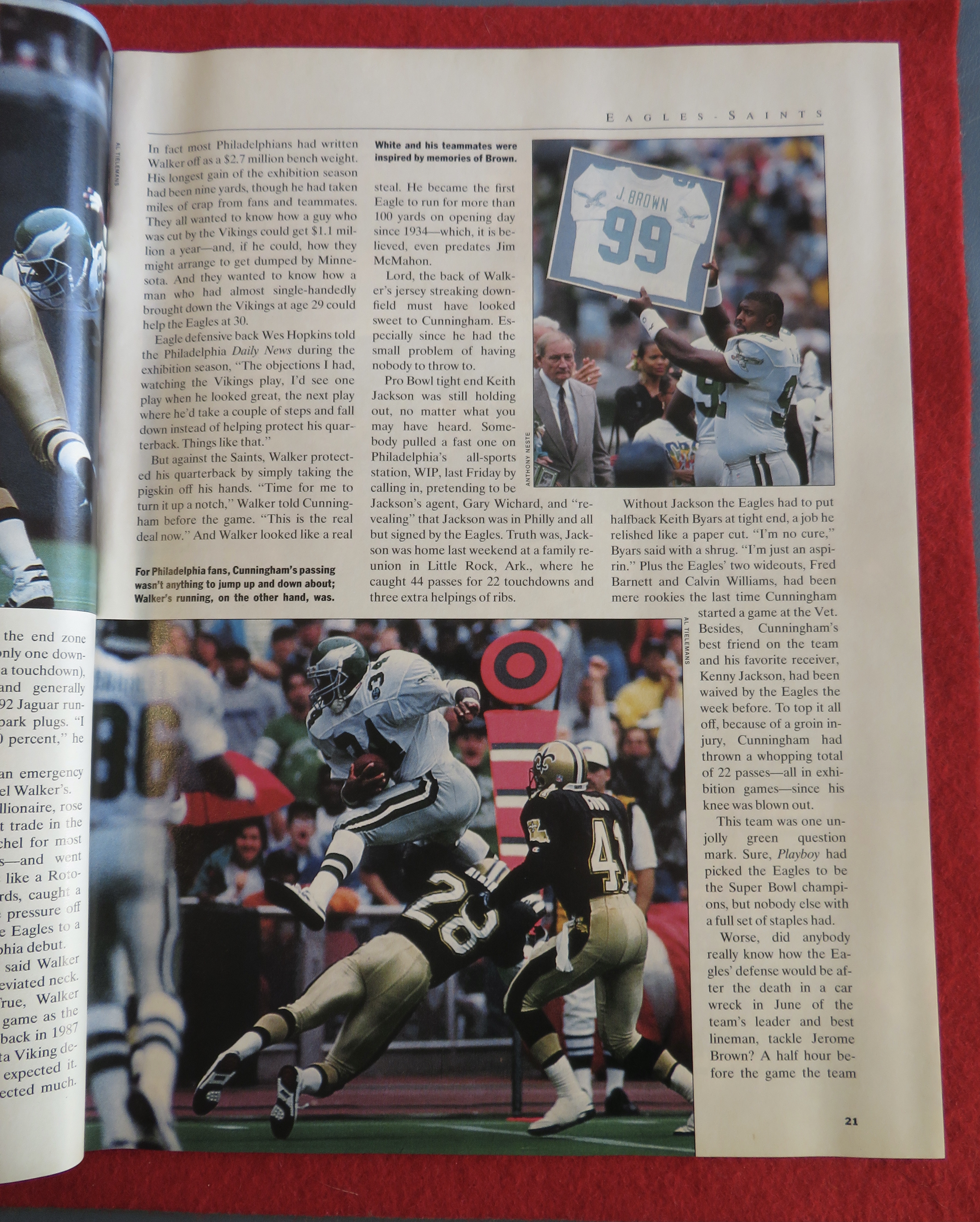 Sports Illustrated Magazine September 14, 1992 Harbaugh