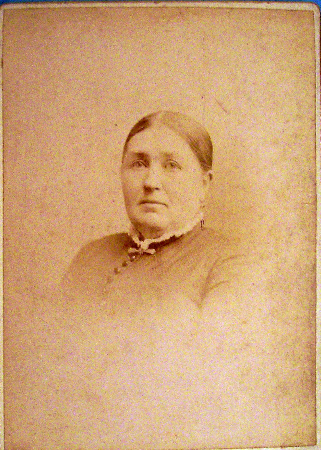 Broken Hearted - Cabinet Photo of a Sad Woman