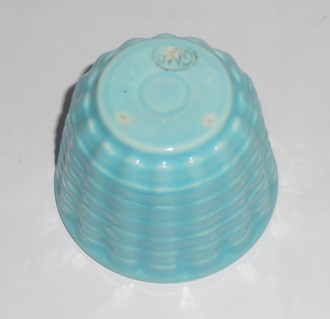 Franciscan Pottery Cocinero Glacial Blue Custard Cup