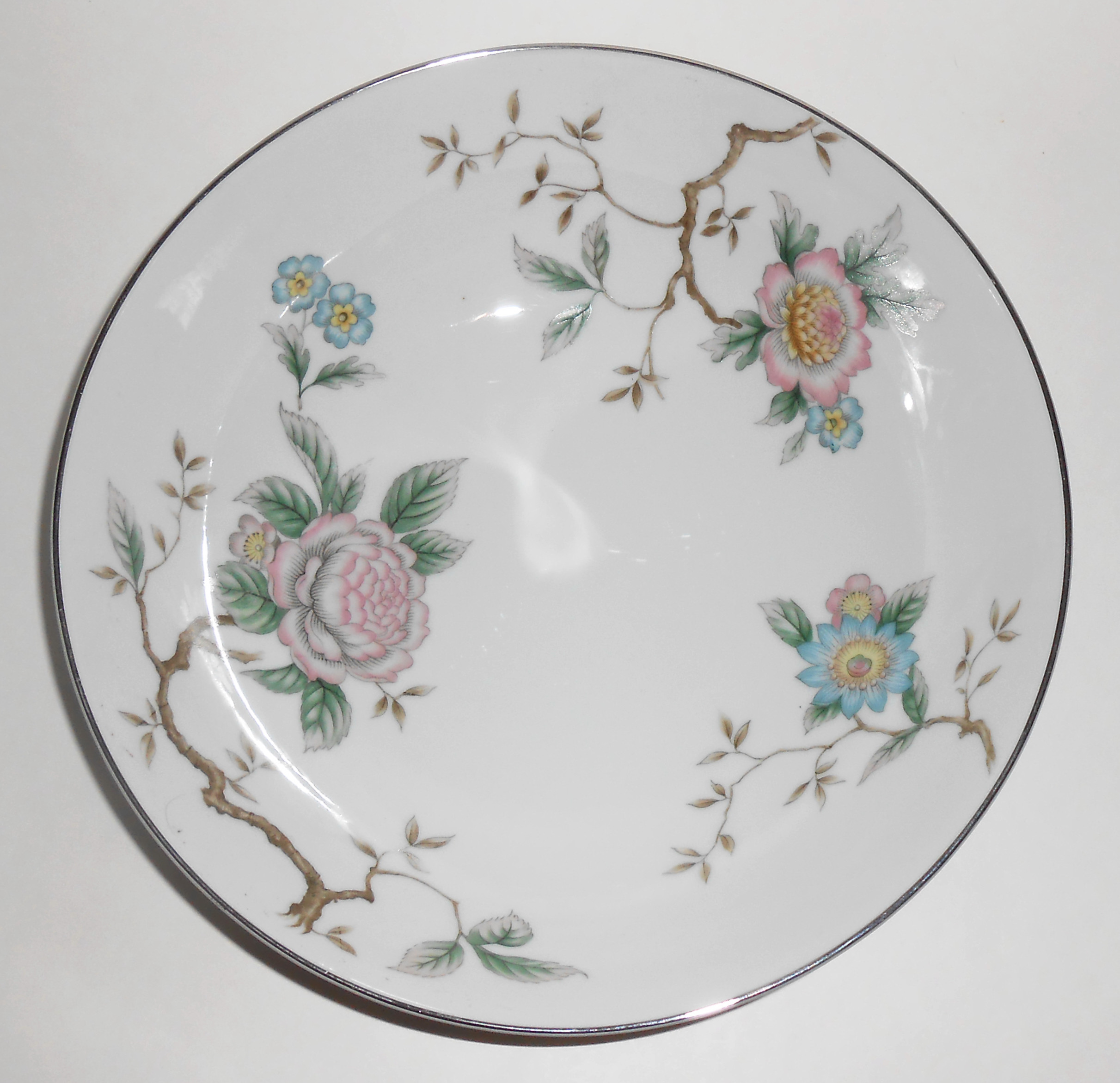 DW Fine Japan Porcelain China Floral Tree Vegetable