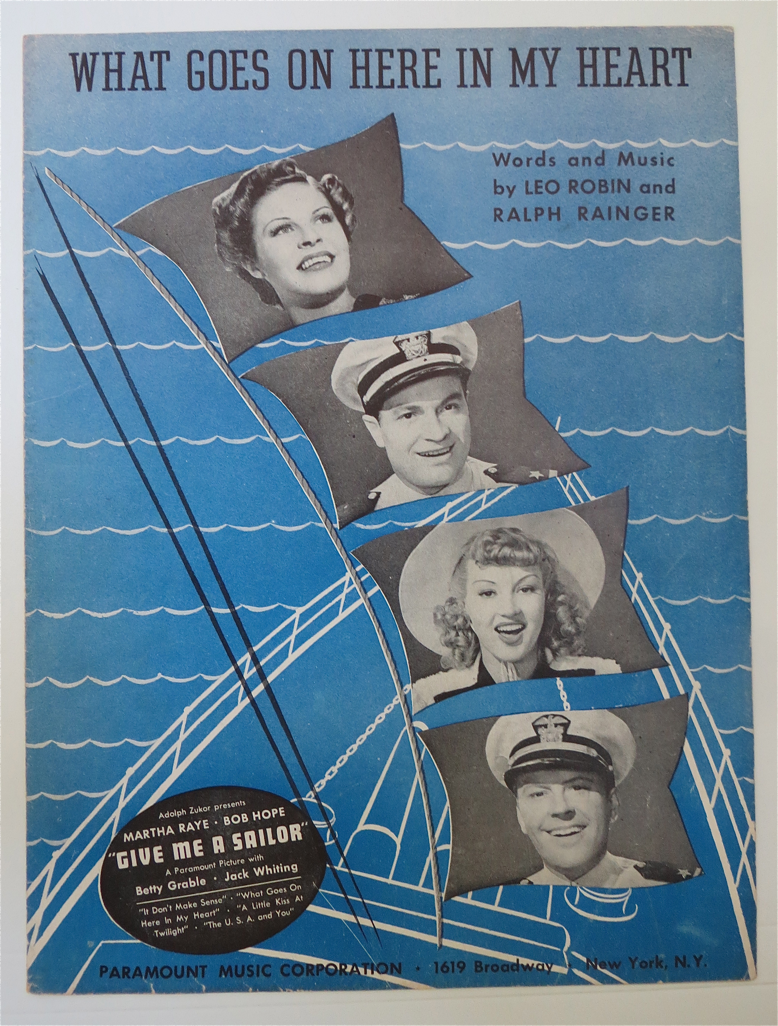 1938 What Goes On Here In My Heart w/Bob Hope