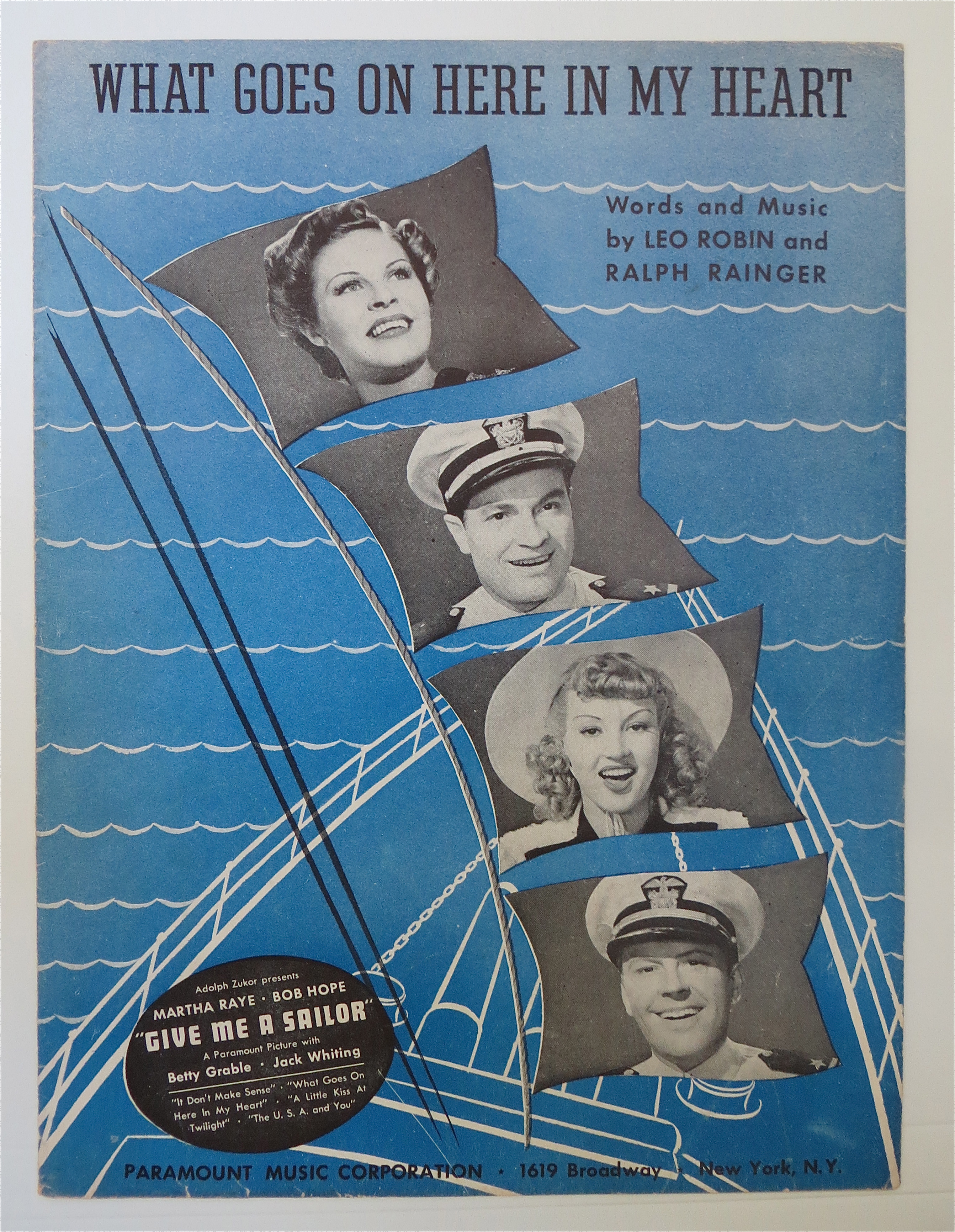 1938 What Goes On Here In My Heart w/Bob Hope