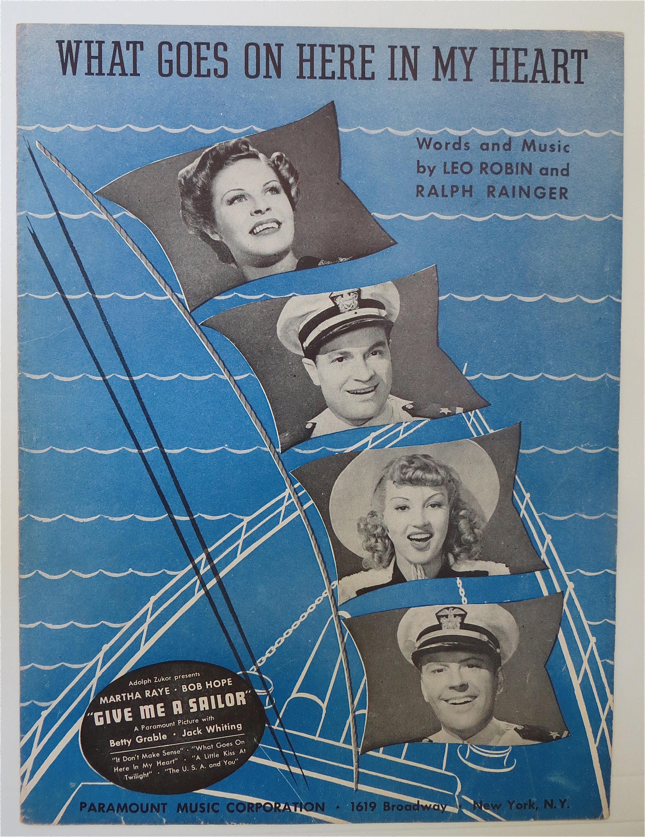 1938 What Goes On Here In My Heart w/Bob Hope