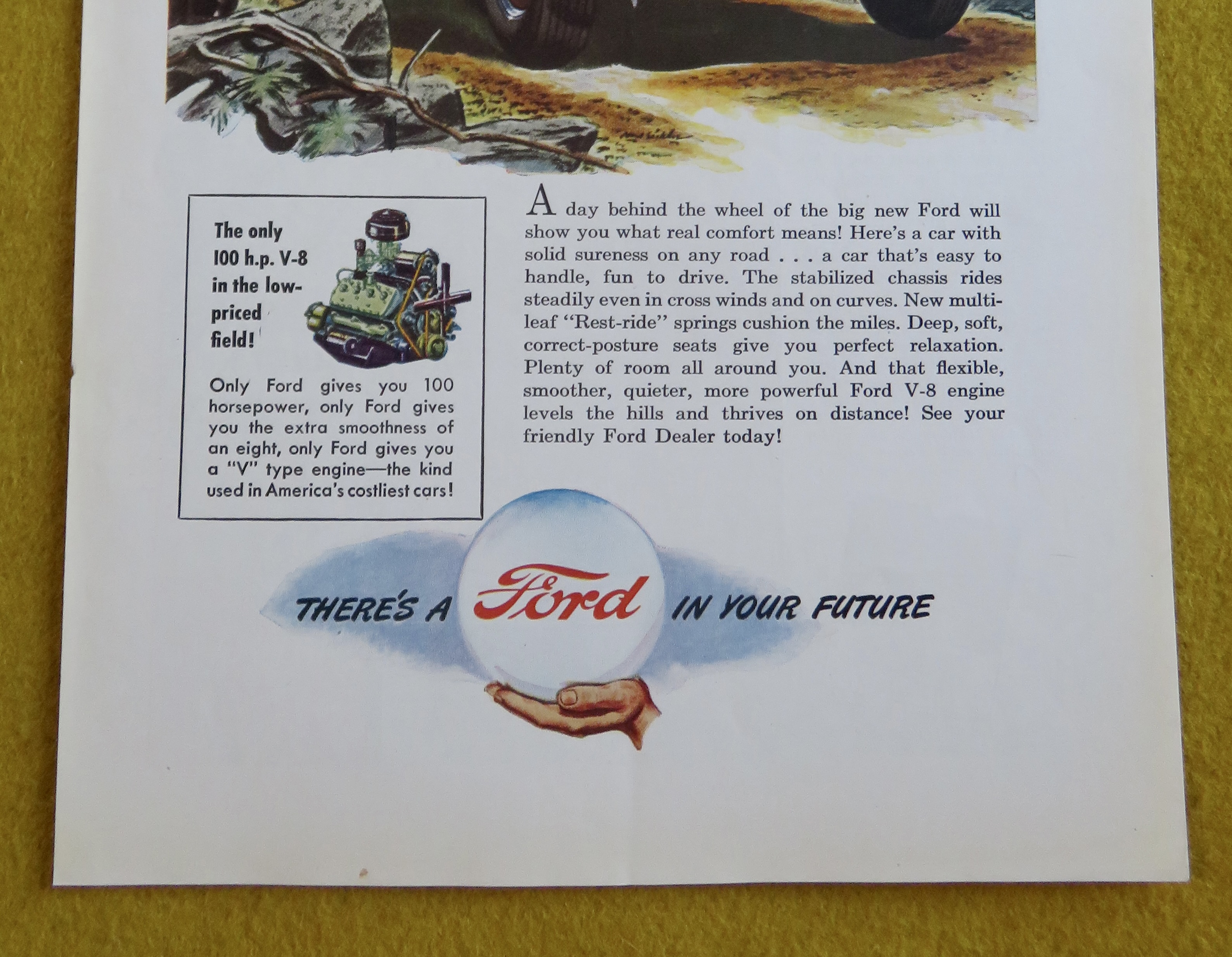 1946 Ford Automobile with Cross Country Comfort