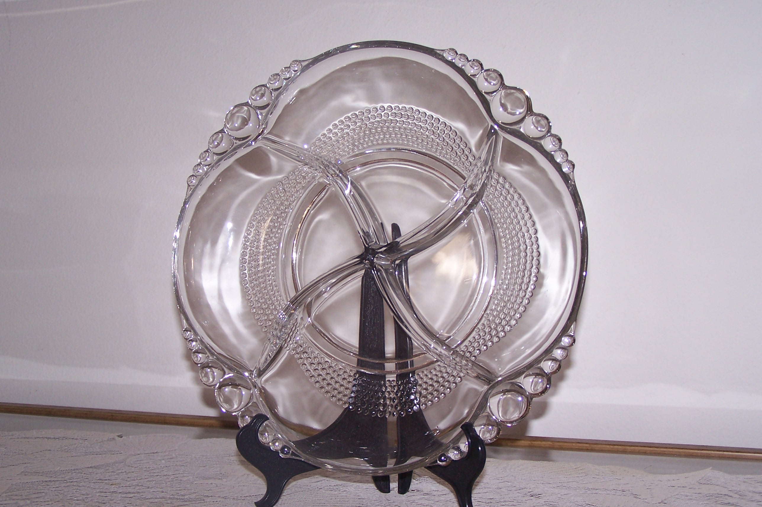 Duncan Miller Tear Drop 4 Section Dish