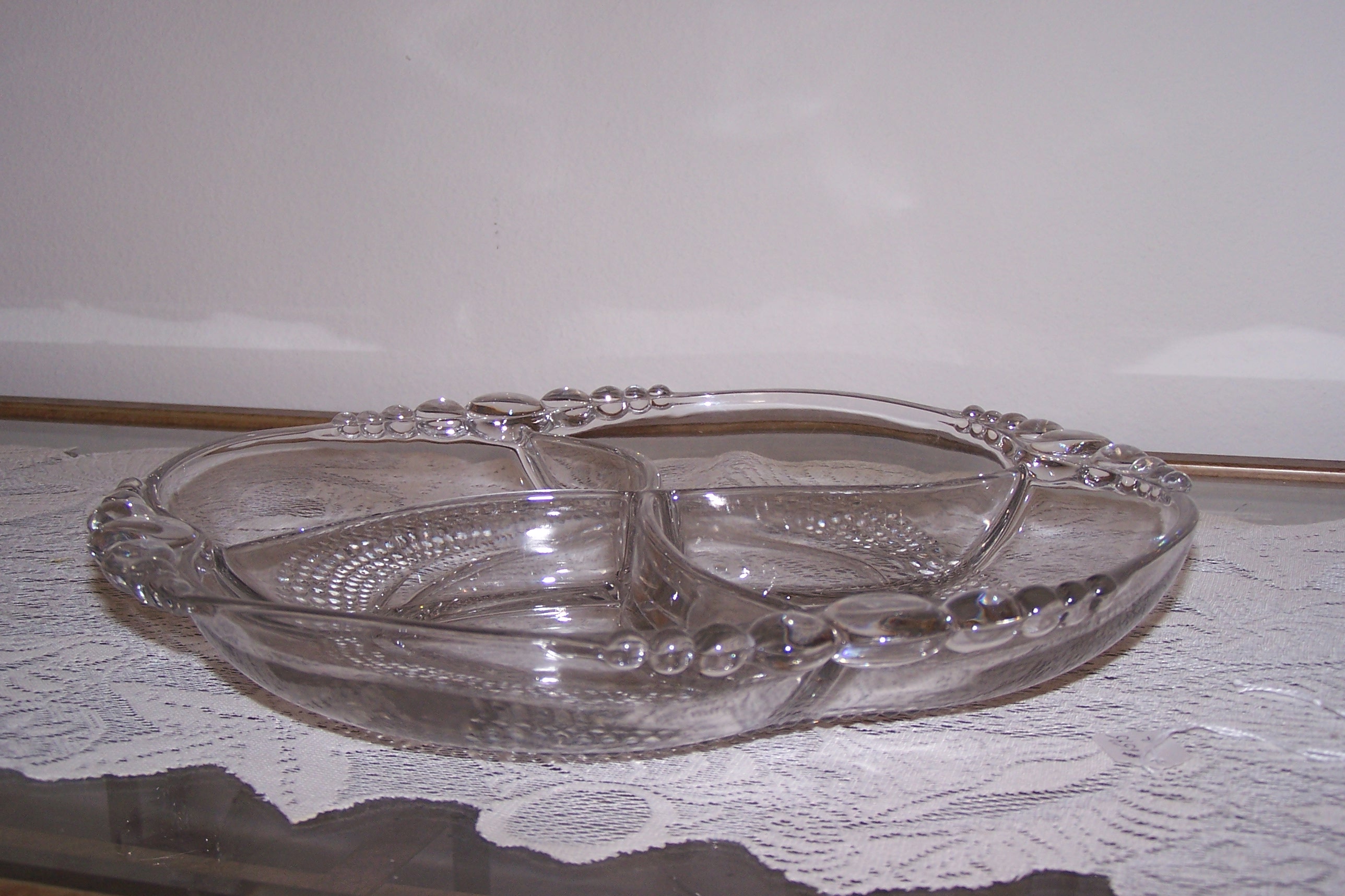Duncan Miller Tear Drop 4 Section Dish