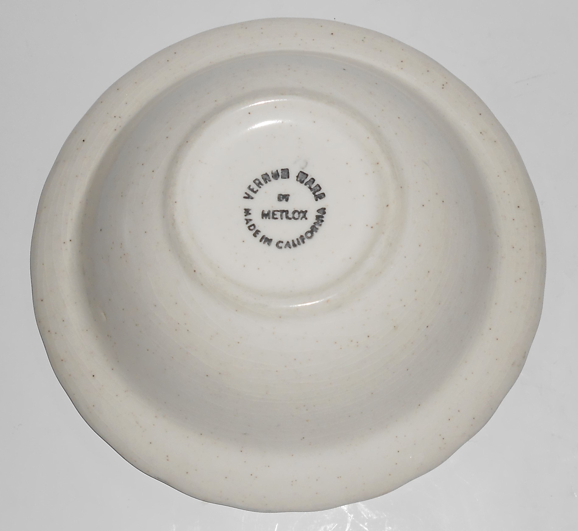Metlox Pottery Vernon Ware Vineyard Cereal Bowl