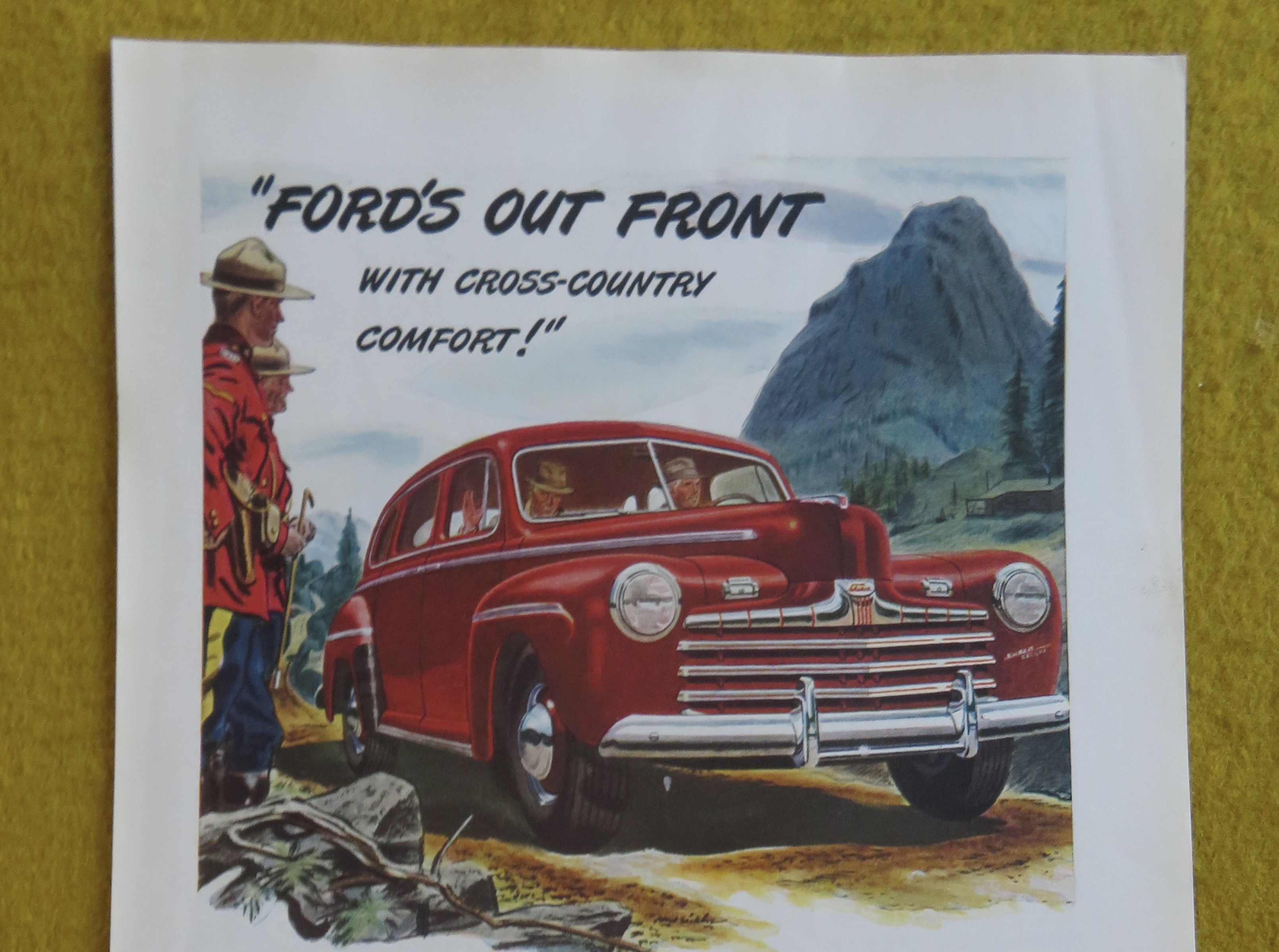 1946 Ford Automobile with Cross Country Comfort