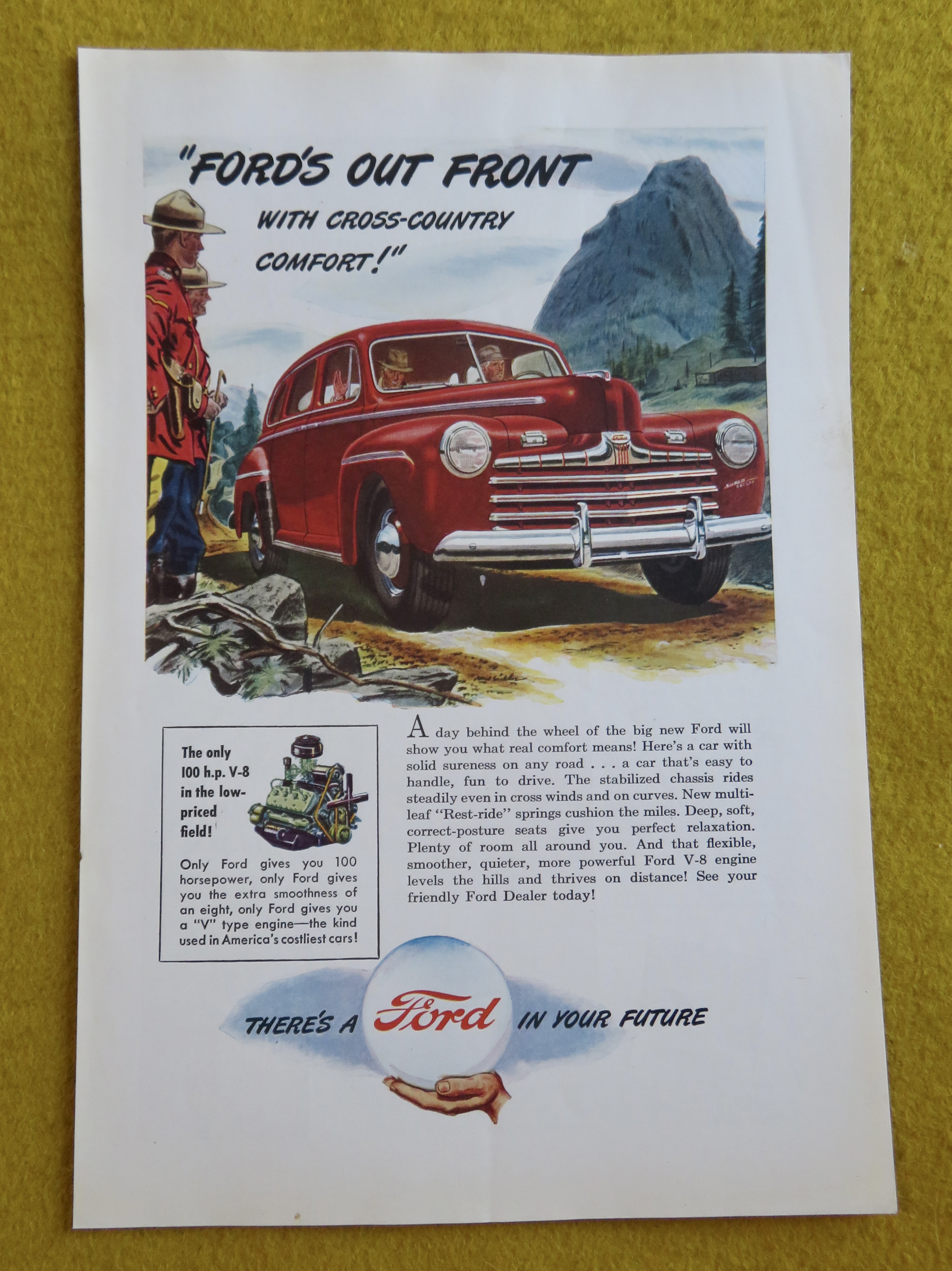 1946 Ford Automobile with Cross Country Comfort
