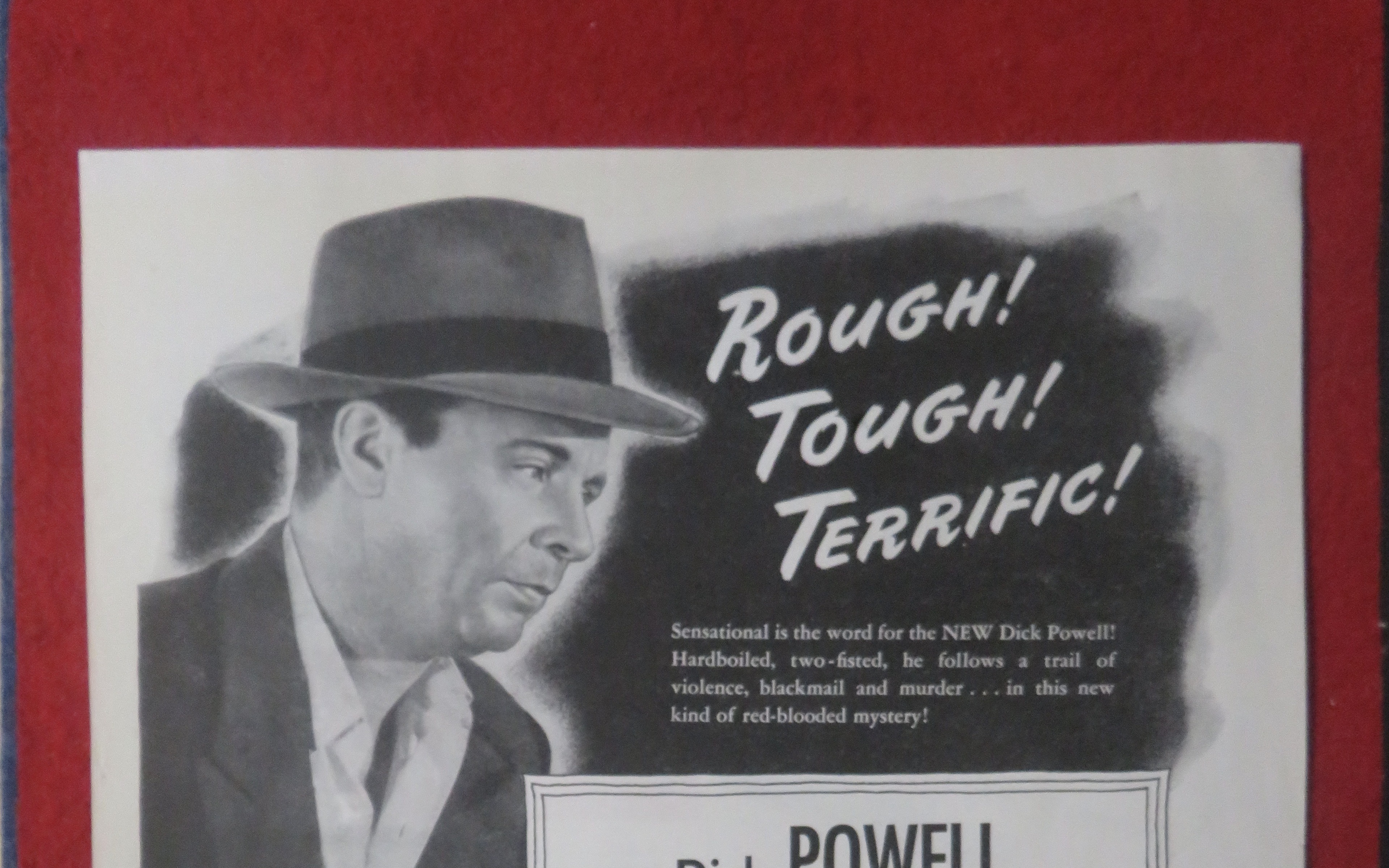 1948 Murder, My Sweet with Dick Powell & Claire Trevor