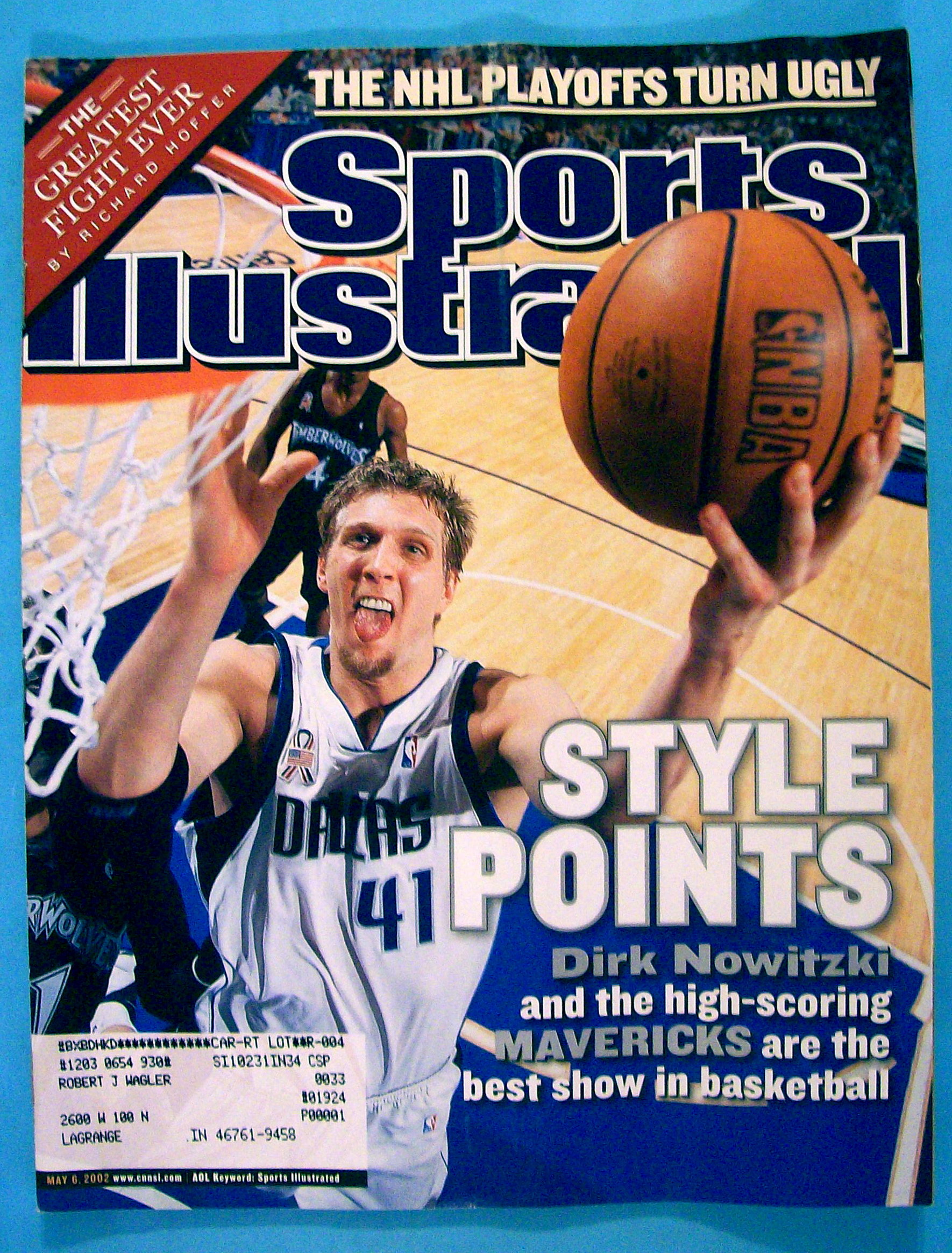 Sports Illustrated Magazine-May 6, 2002-Dirk Nowitzki