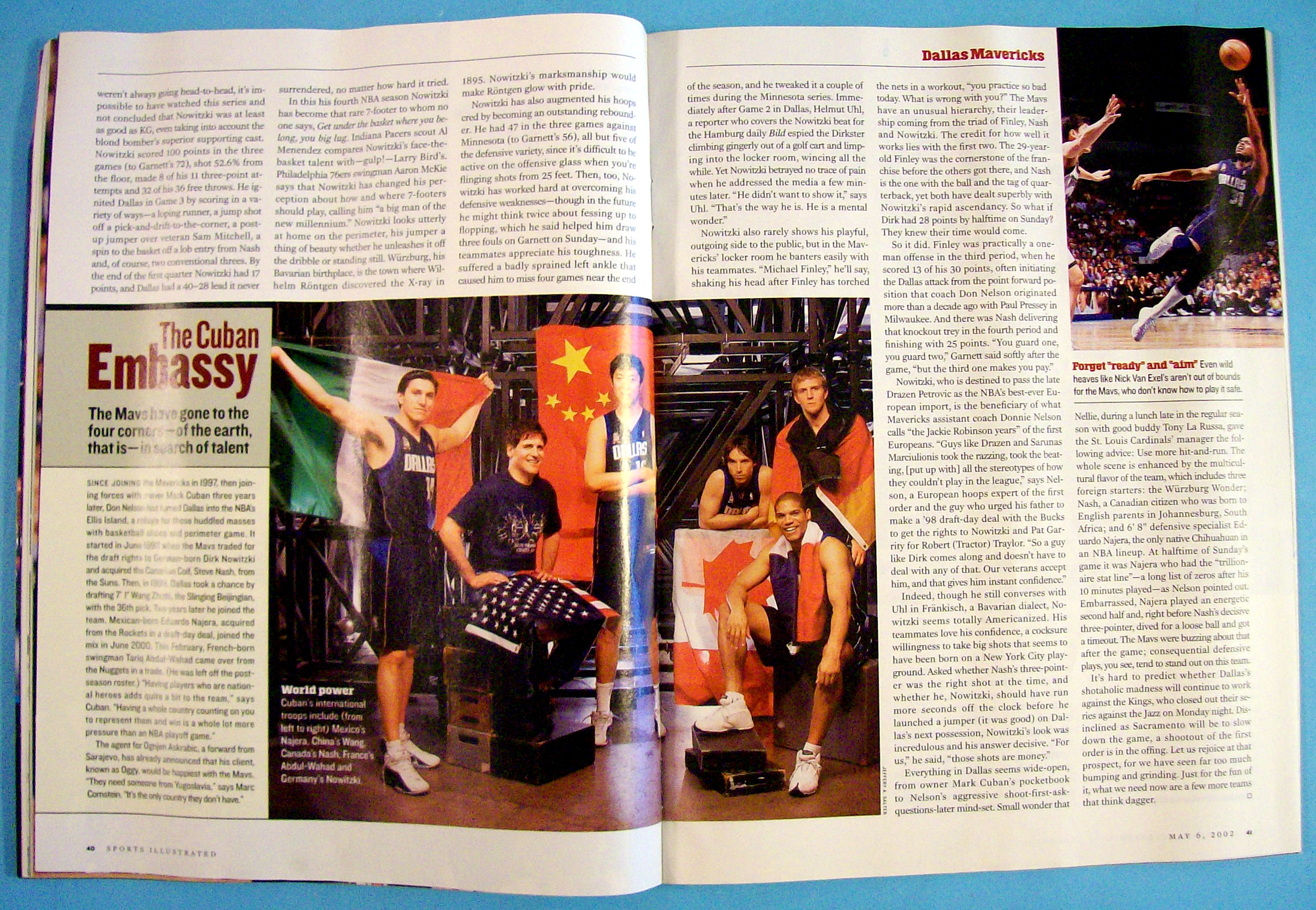 Sports Illustrated Magazine-May 6, 2002-Dirk Nowitzki