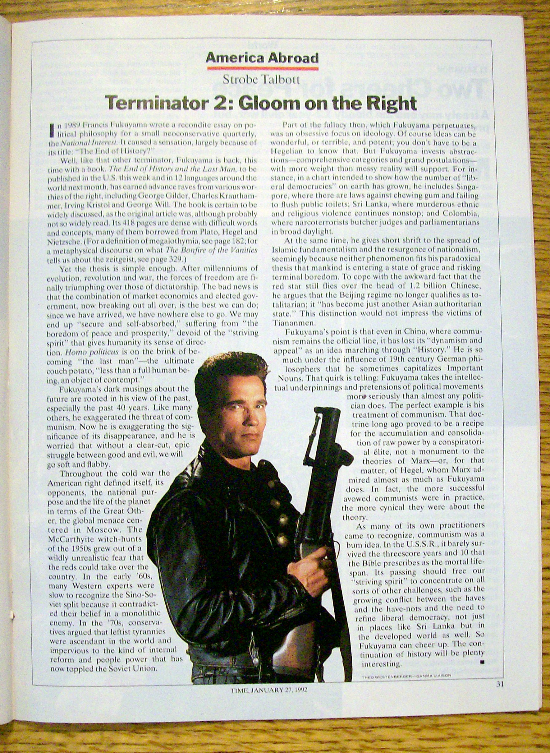 Time Magazine-January 27, 1992-Bill Clinton