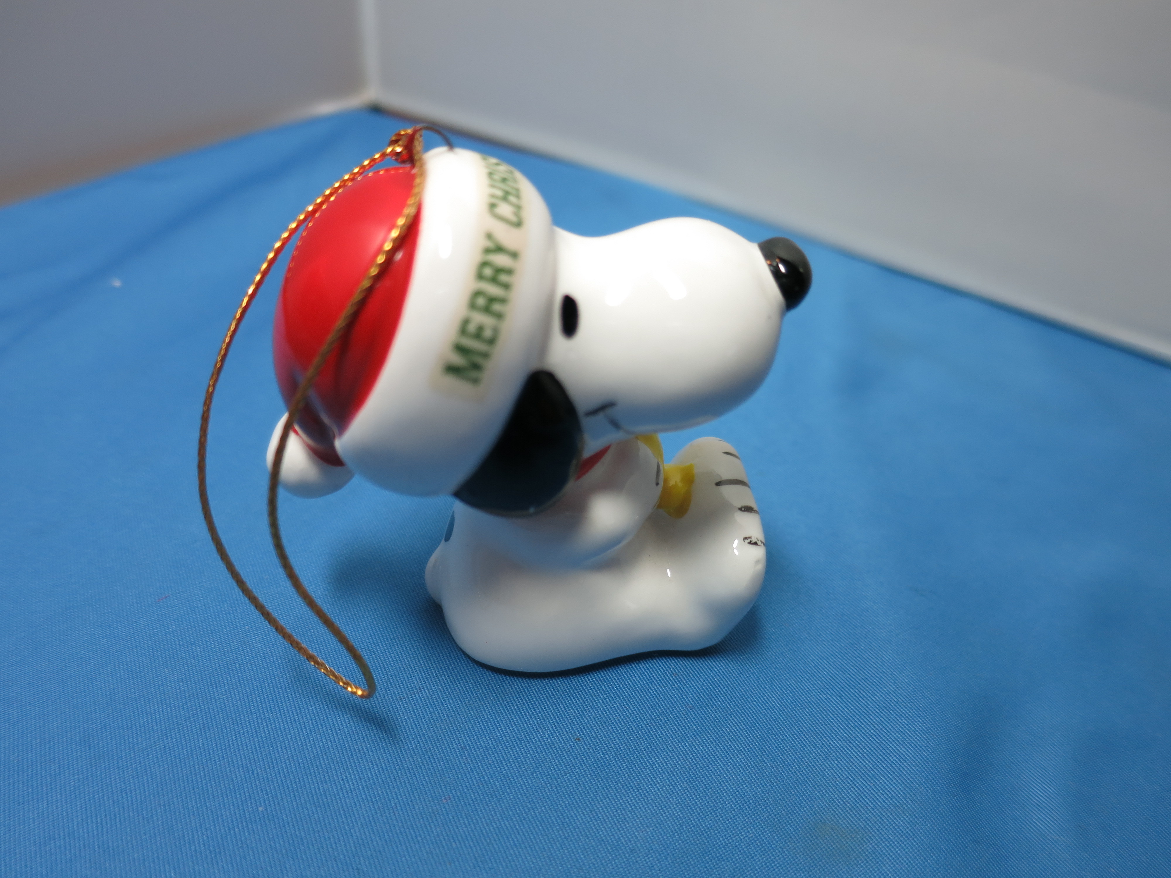 Vintage Snoopy Woodstock Christmas Tree Ornament 1972