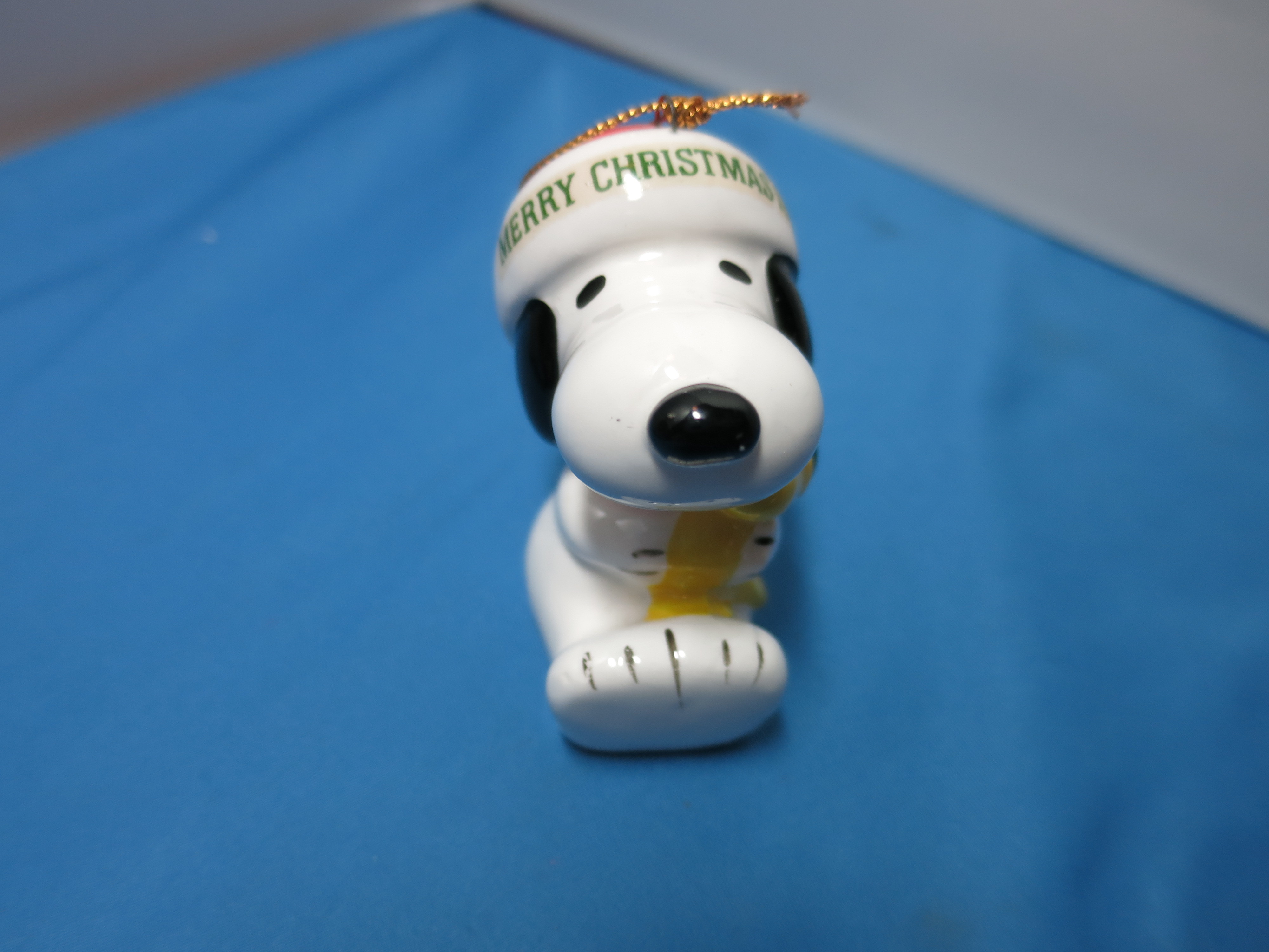 Vintage Snoopy Woodstock Christmas Tree Ornament 1972