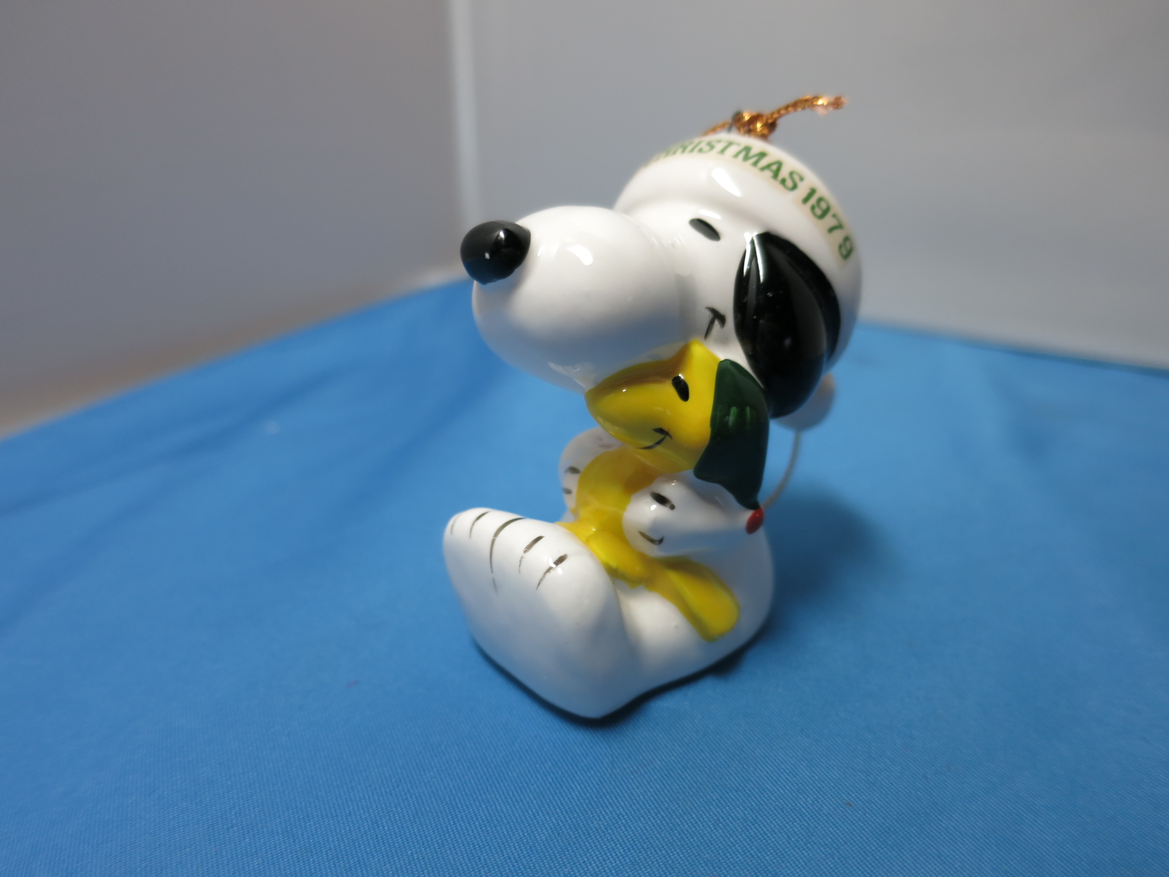 Vintage Snoopy Woodstock Christmas Tree Ornament 1972