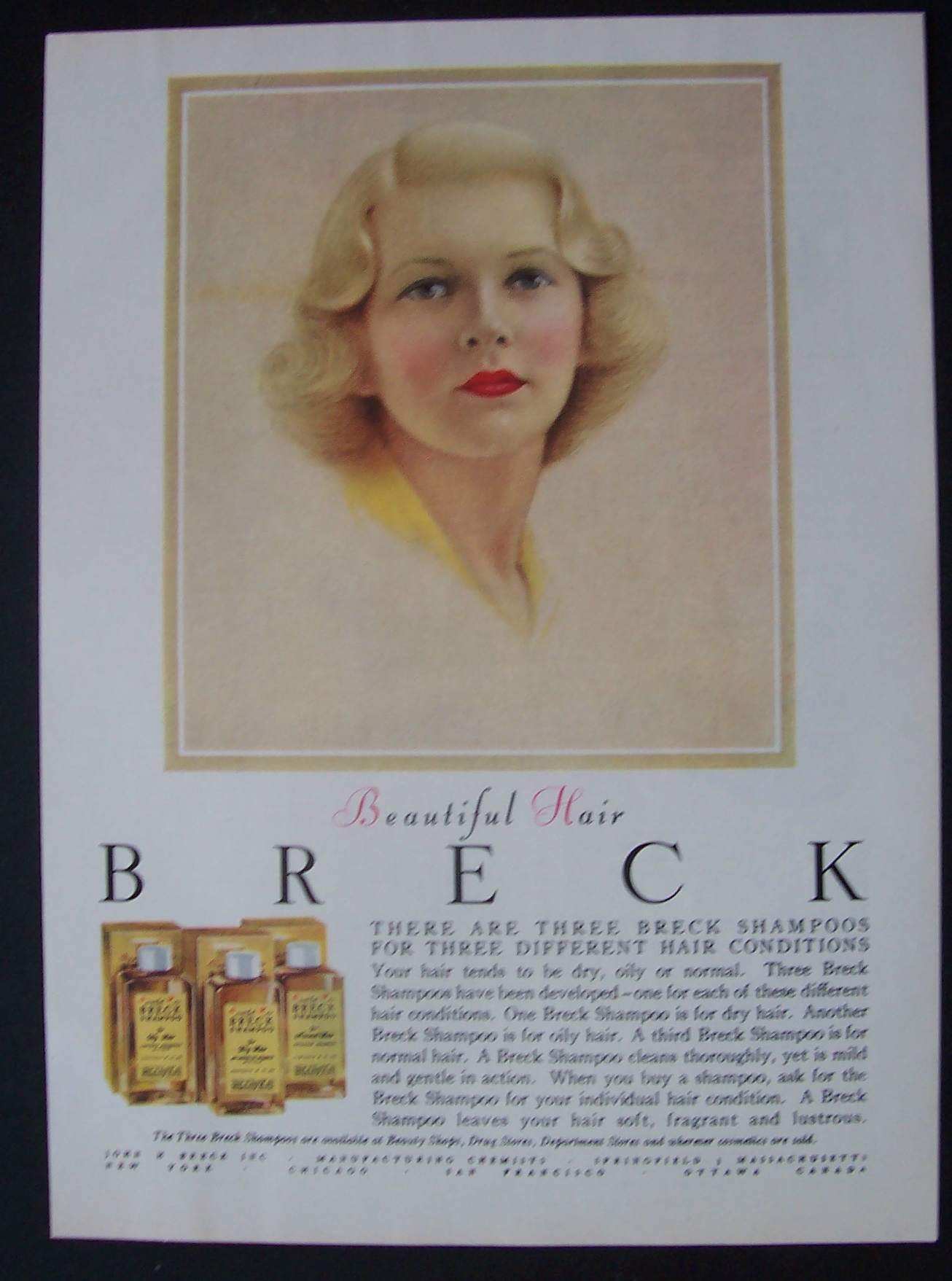 1954  Breck  Shampoo