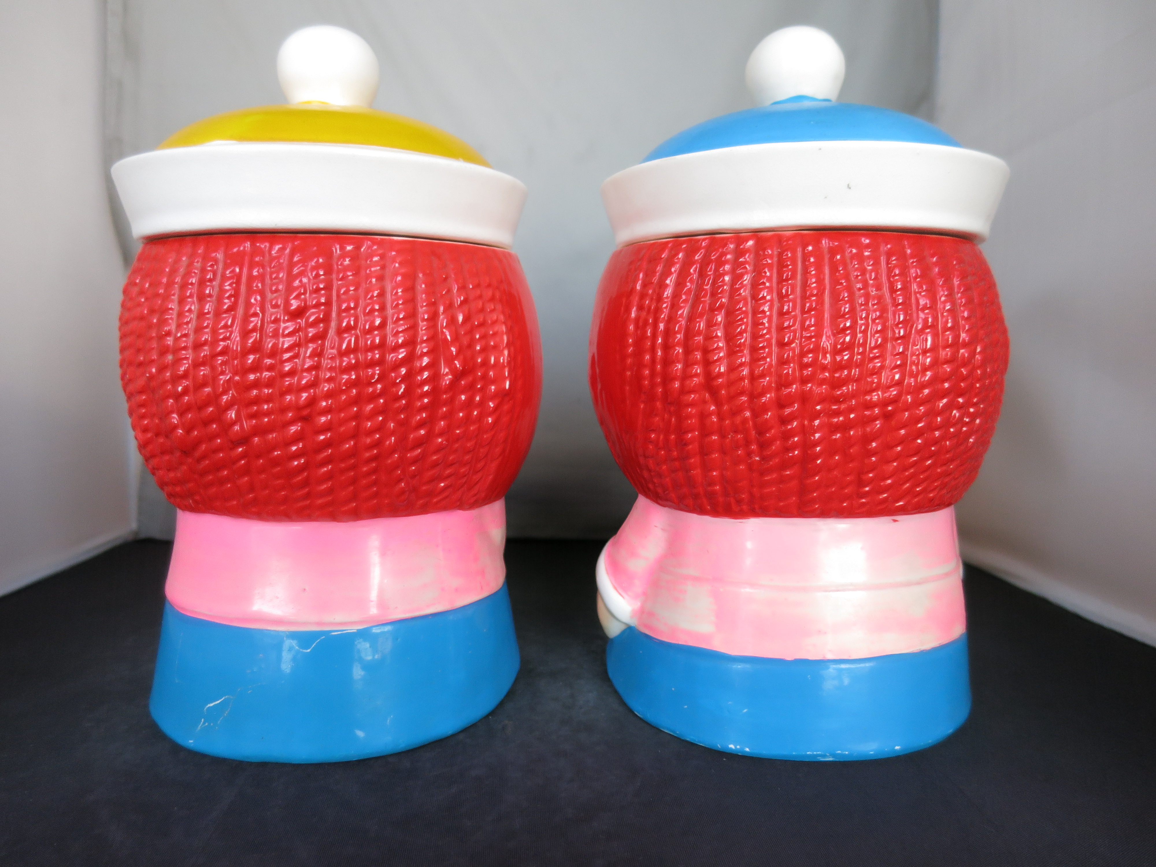 Raggedy Ann Raggedy Andy Cookie Jar set vintage