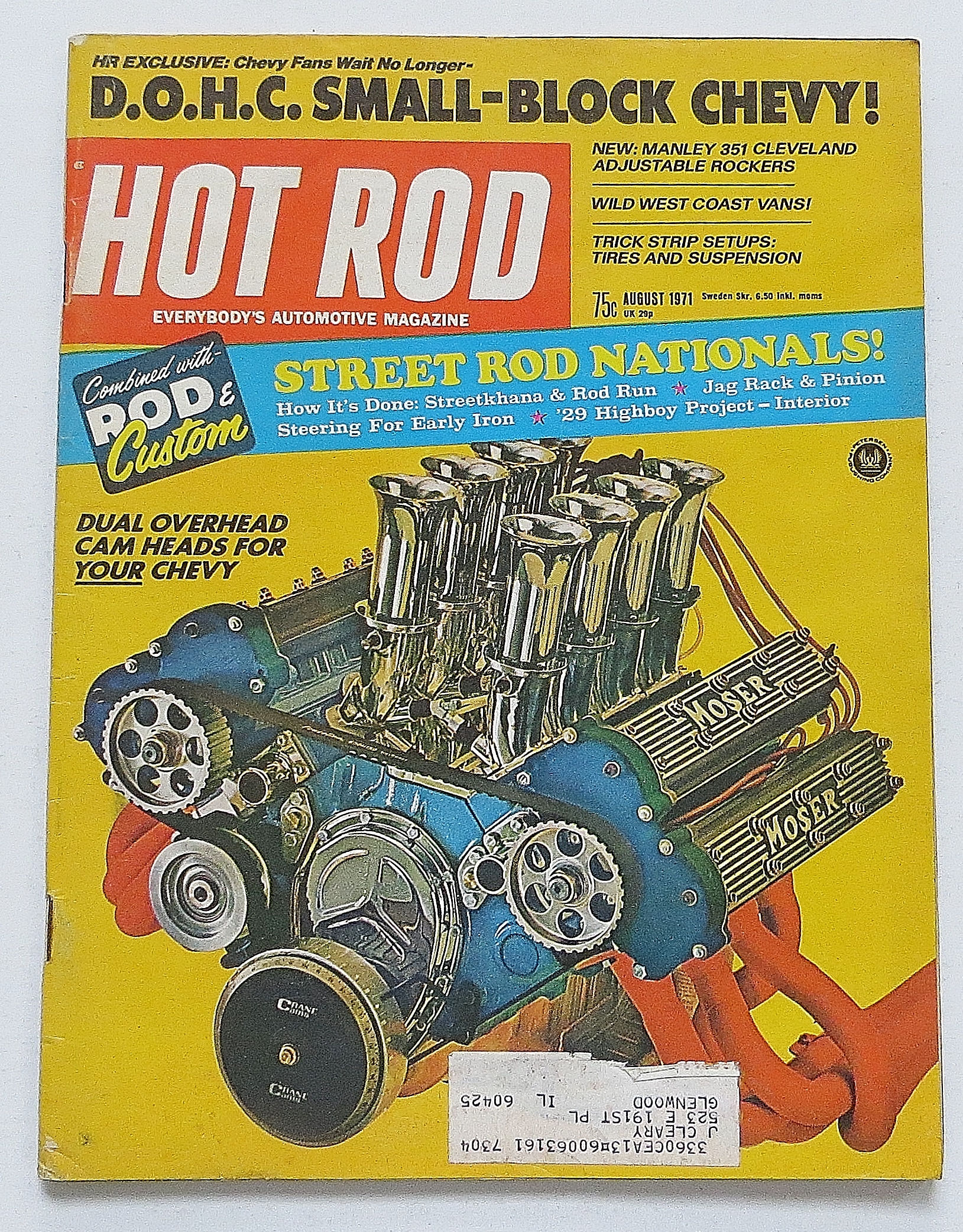 Hot Rod Magazine August 1971 Street Rod Nationals
