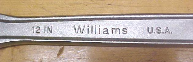 J.H. Williams Adjustable Wrench 12 inch