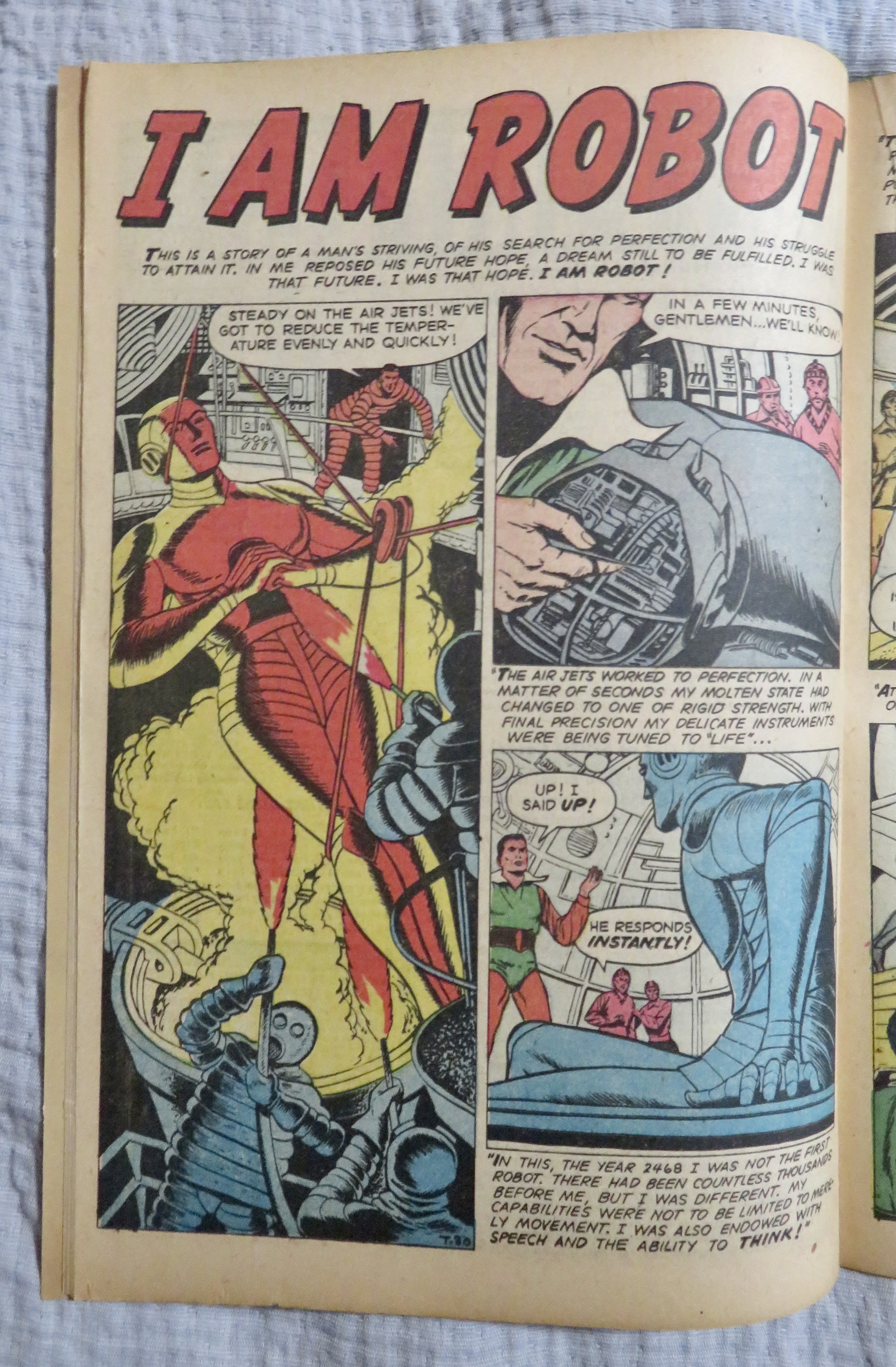 Strange Worlds Comic December 1958 Flying Saucers