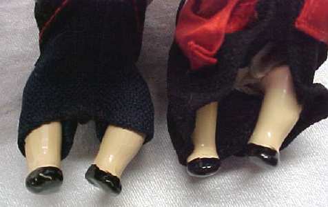 Bisque Dolls Miniature Ethnic Clothing Jointe
